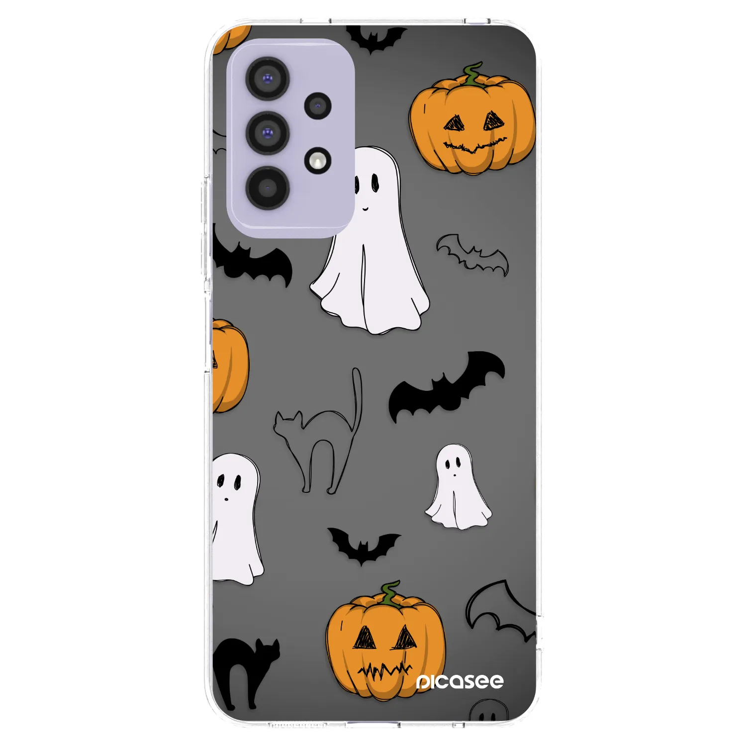 Picasee διαφανής θήκη σιλικόνης Samsung Galaxy A32 4G SM-A325F - Spooky crew