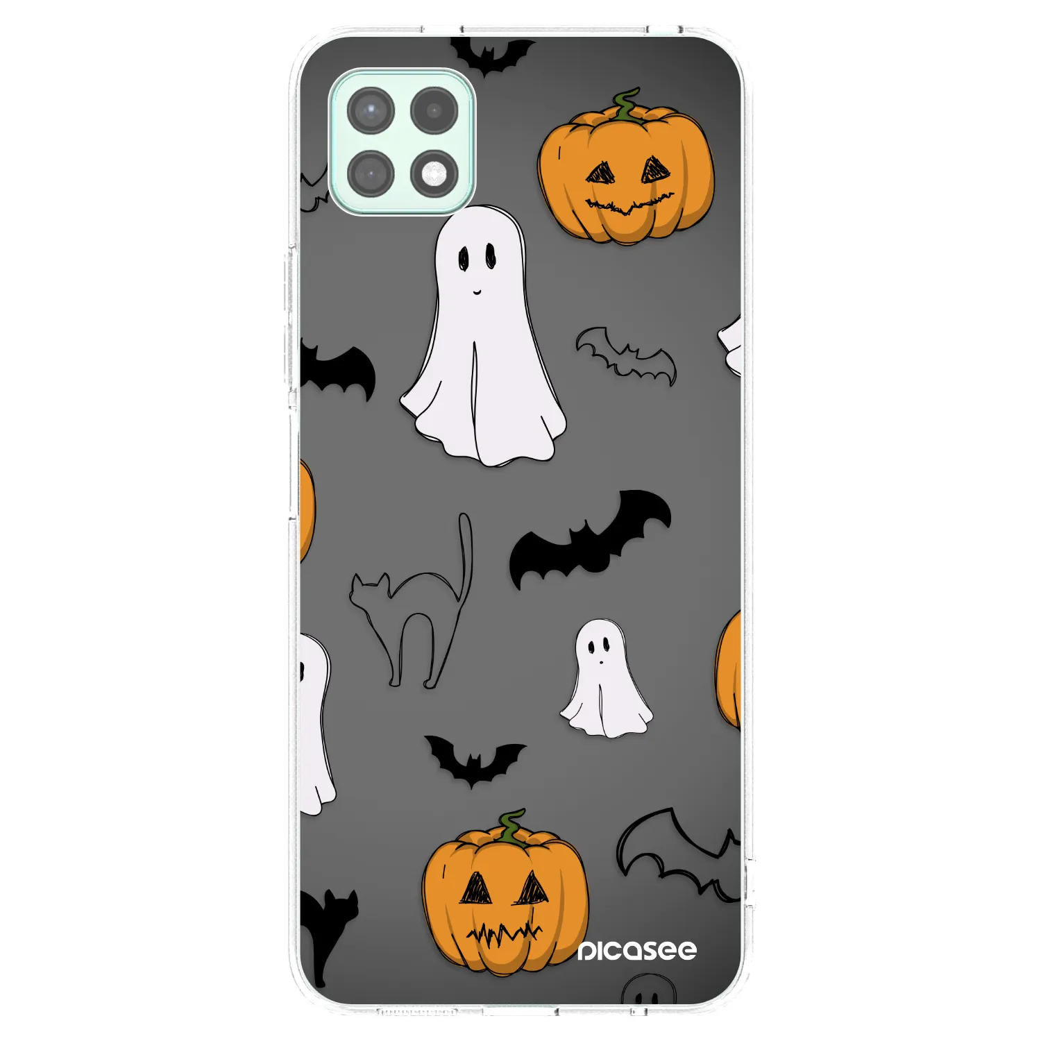 Picasee διαφανής θήκη σιλικόνης Samsung Galaxy A22 A226B 5G - Spooky crew
