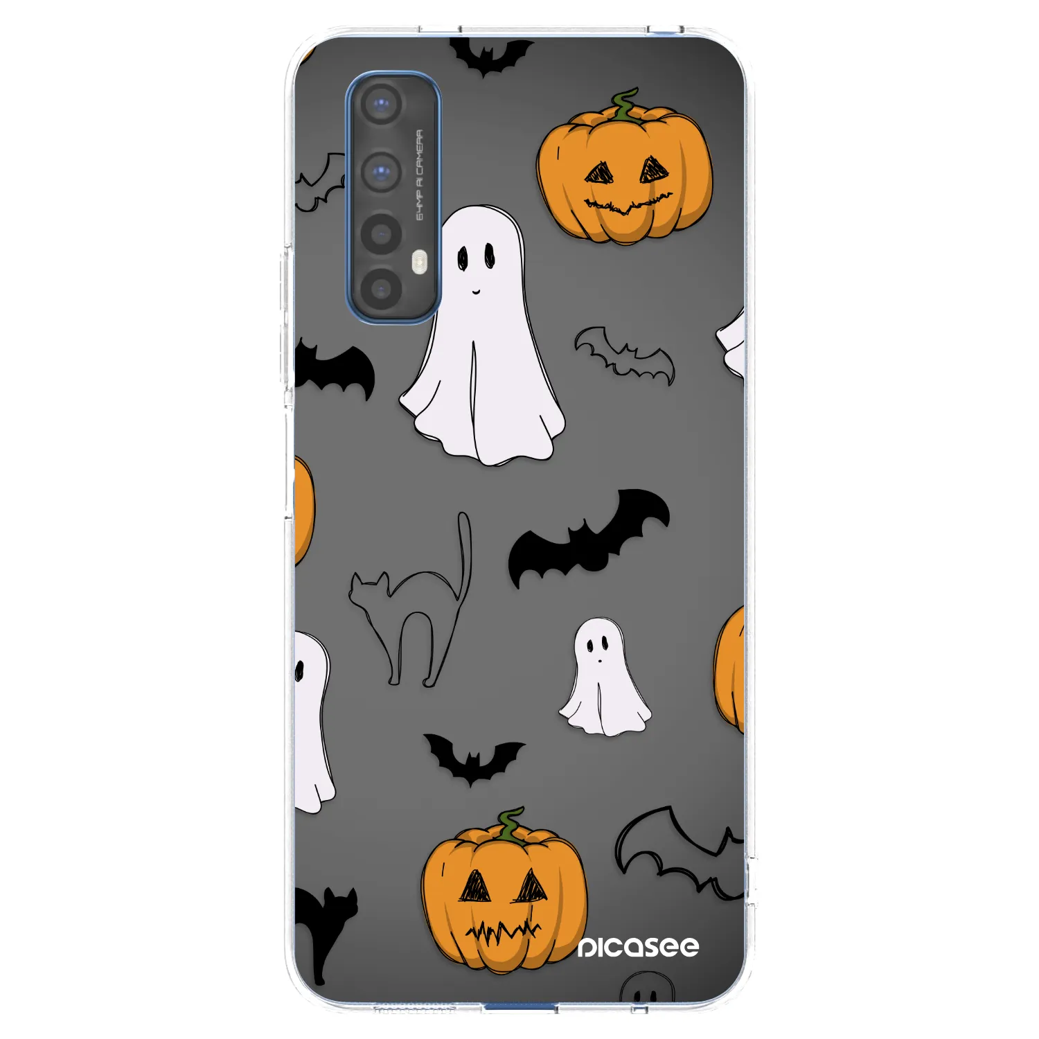 Picasee διαφανής θήκη σιλικόνης Realme 7 - Spooky crew