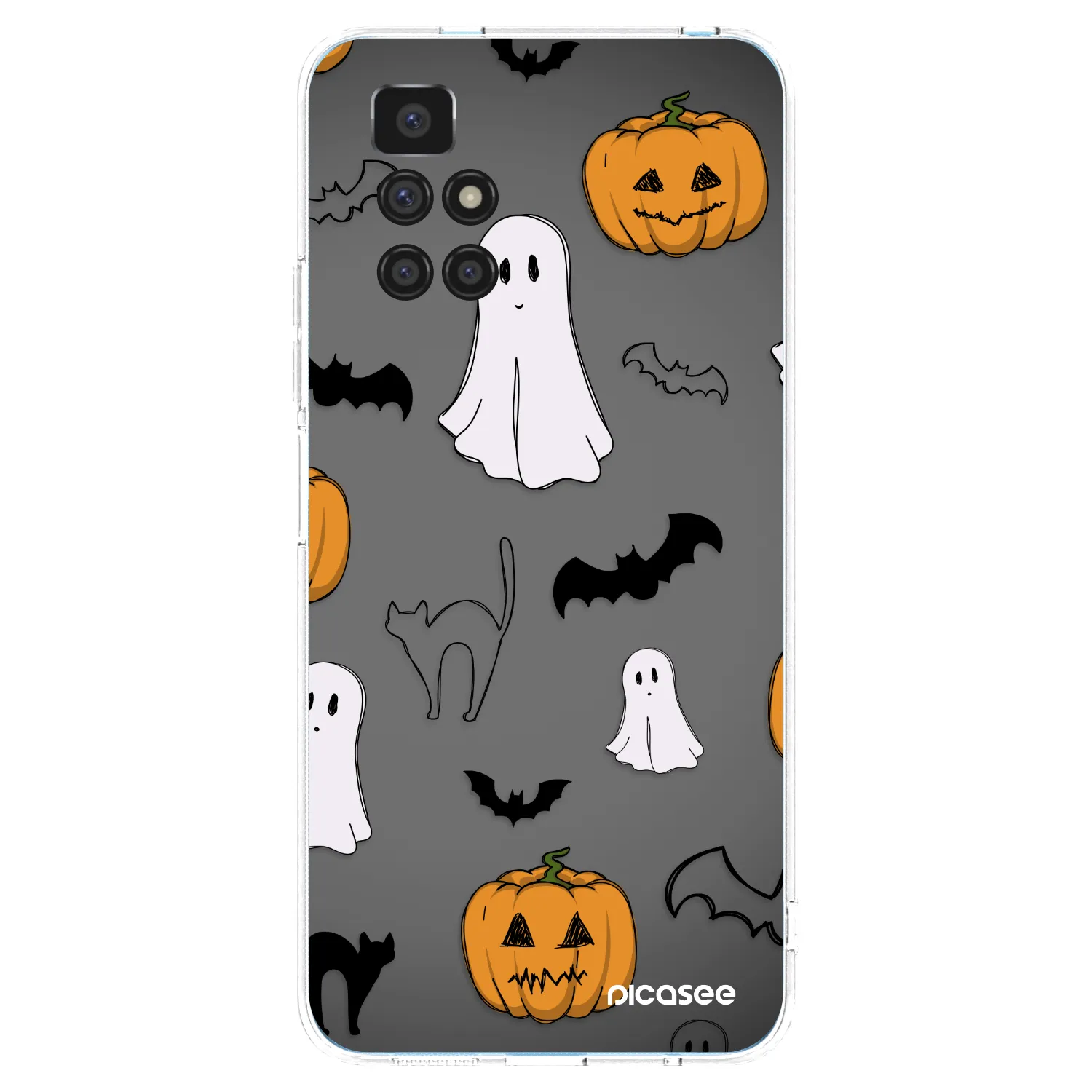 Picasee διαφανής θήκη σιλικόνης Xiaomi Redmi 10 - Spooky crew