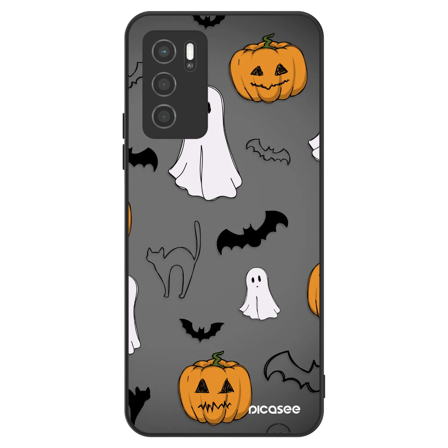 Picasee ULTIMATE CASE για OPPO A16 - Spooky crew
