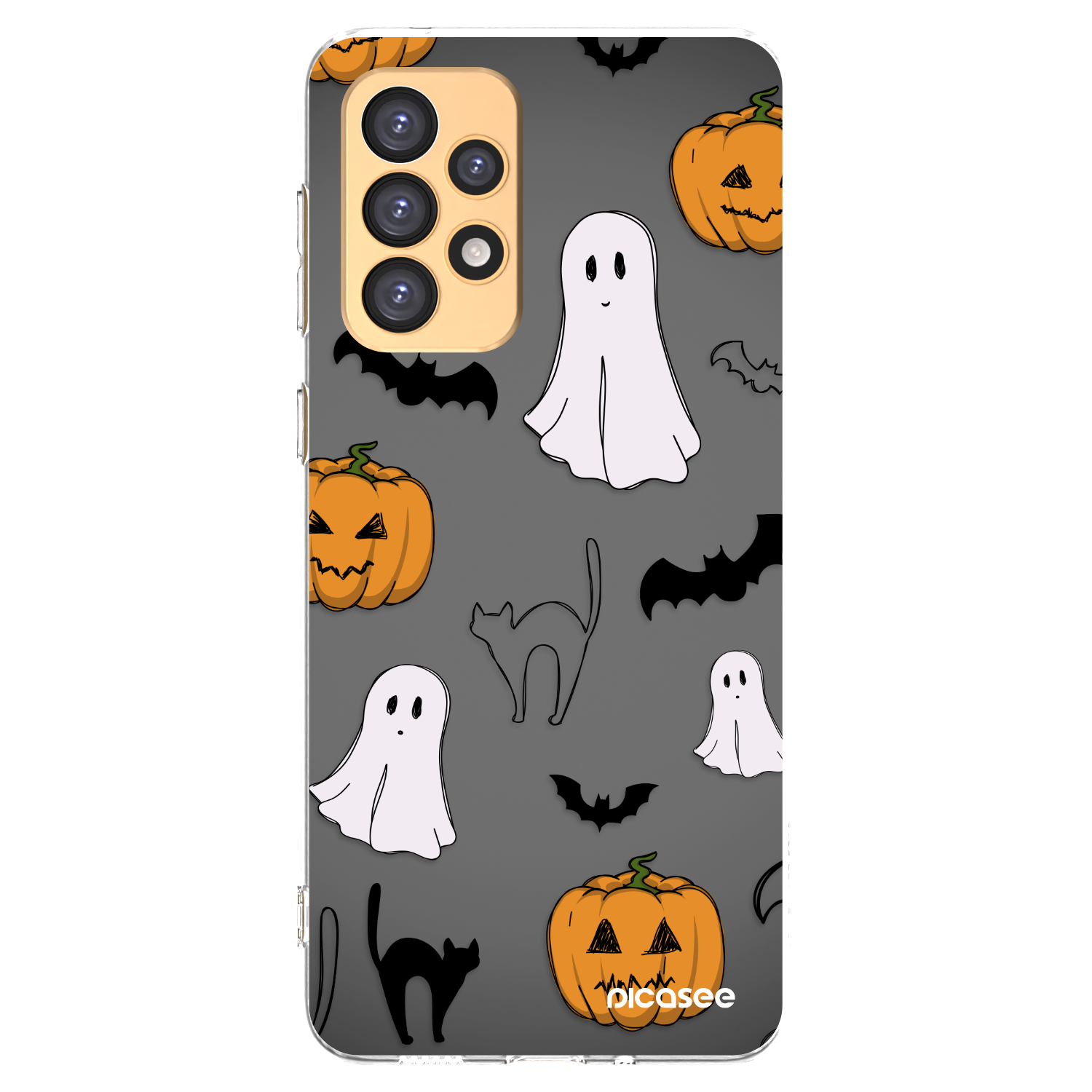 Picasee διαφανής θήκη σιλικόνης Samsung Galaxy A33 5G A336 - Spooky crew