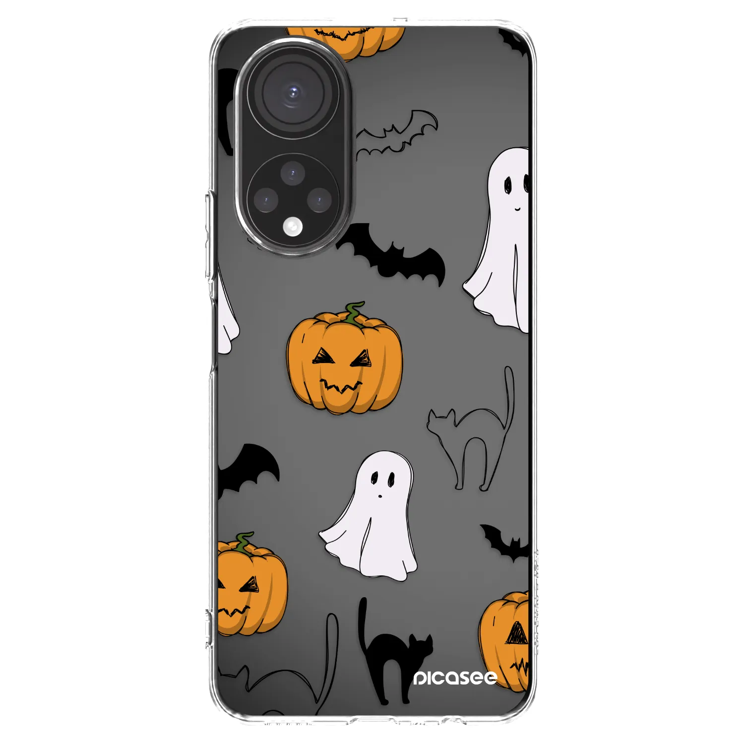Picasee διαφανής θήκη σιλικόνης Honor X7 - Spooky crew