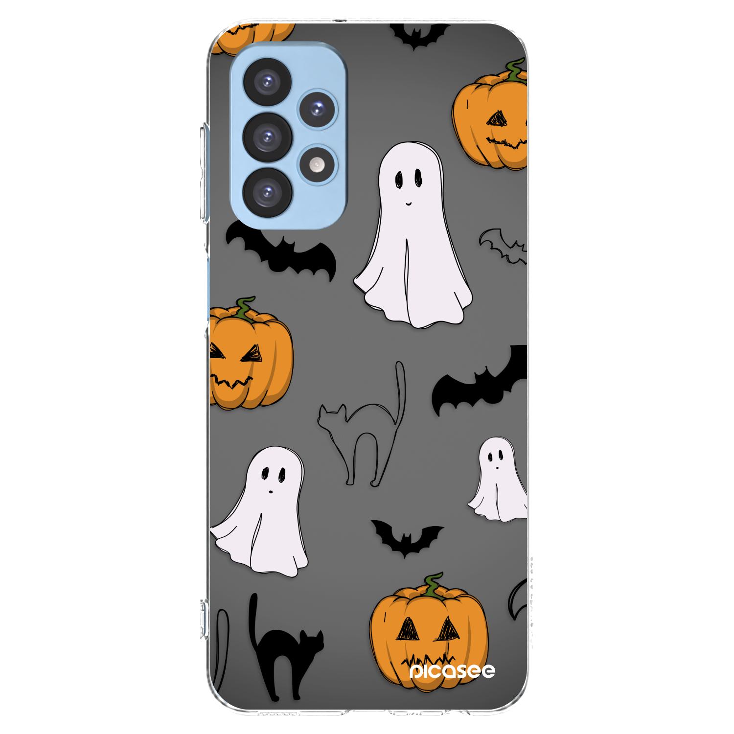 Picasee διαφανής θήκη σιλικόνης Samsung Galaxy A23 A235F 4G - Spooky crew