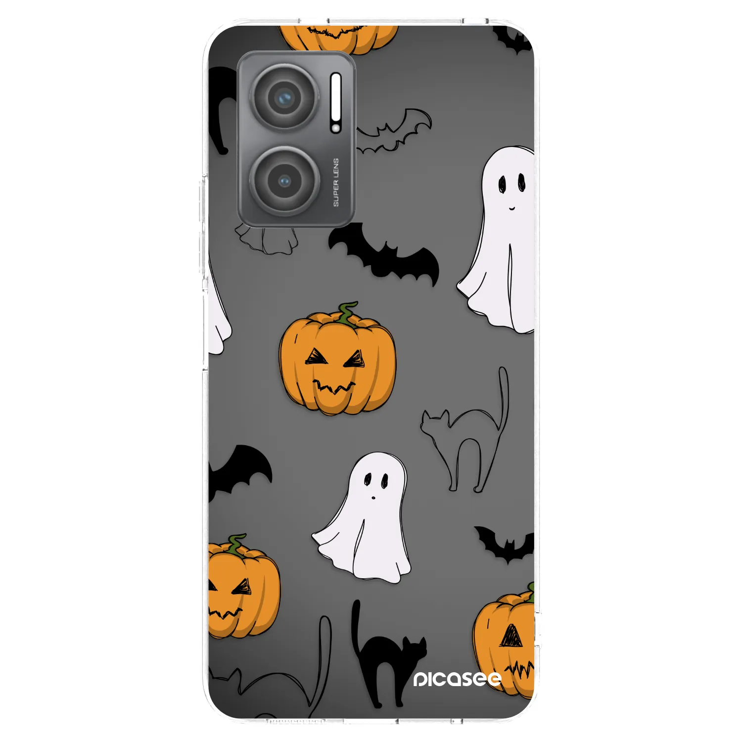 Picasee διαφανής θήκη σιλικόνης Xiaomi Redmi 10 5G - Spooky crew