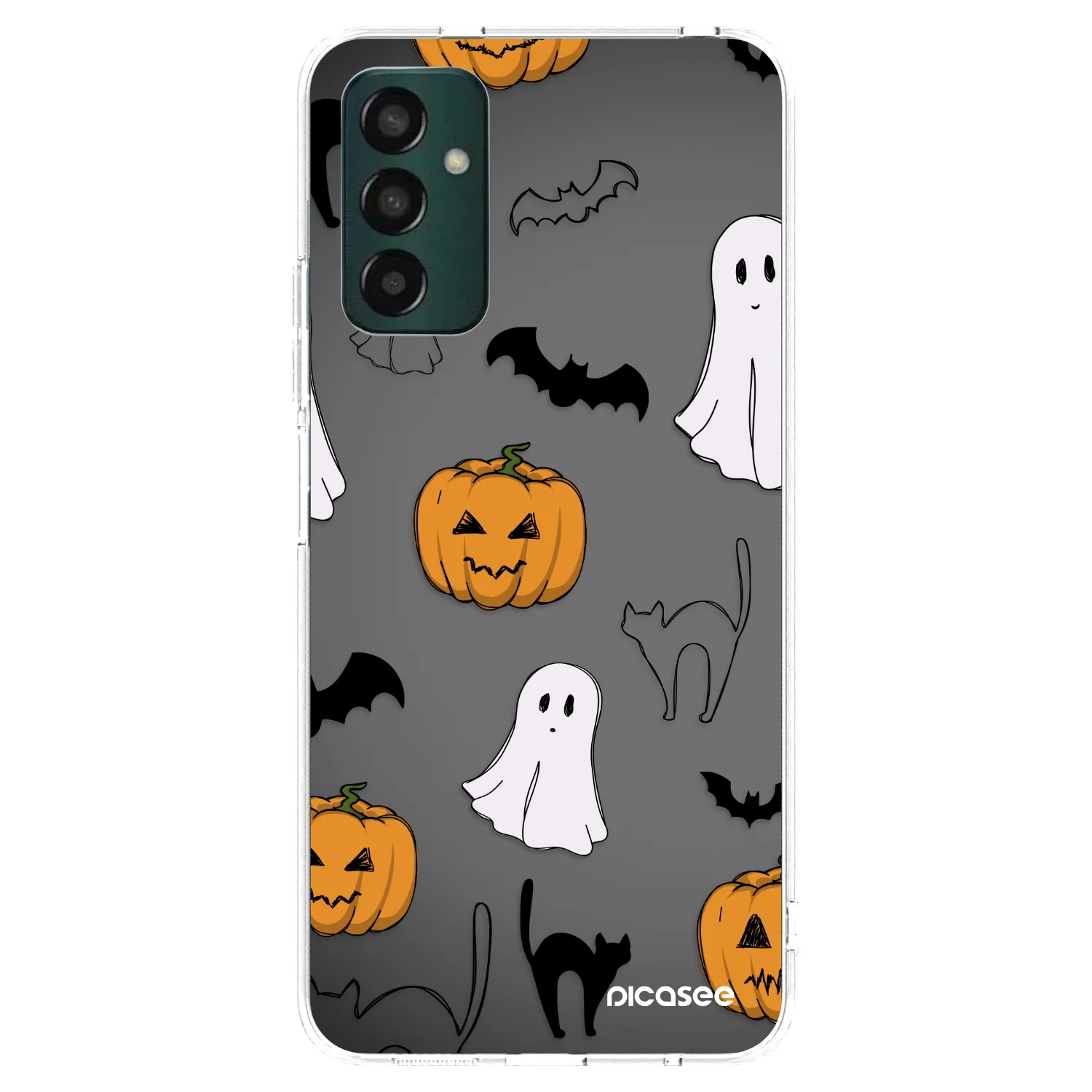 Picasee διαφανής θήκη σιλικόνης Samsung Galaxy M23 5G - Spooky crew