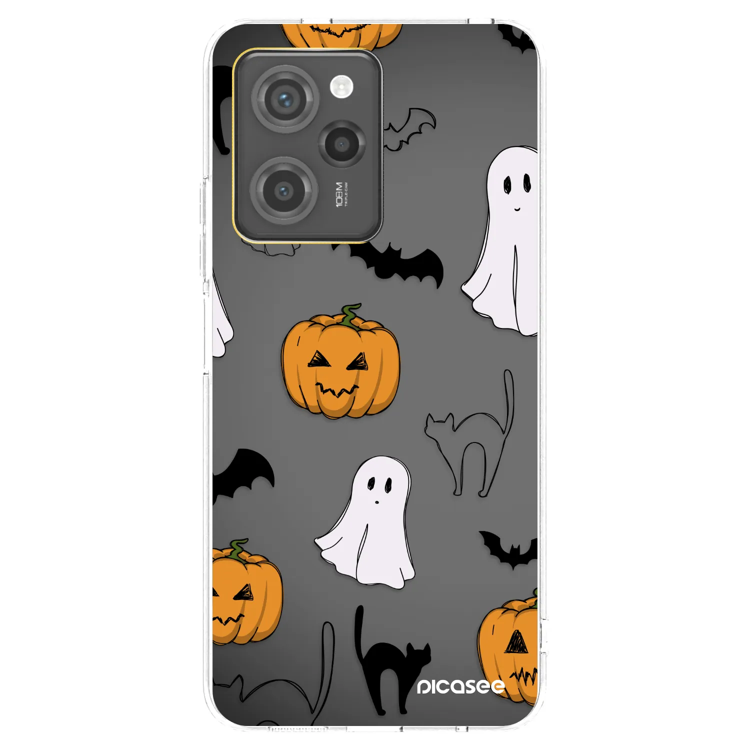 Picasee διαφανής θήκη σιλικόνης Xiaomi Poco X5 Pro - Spooky crew