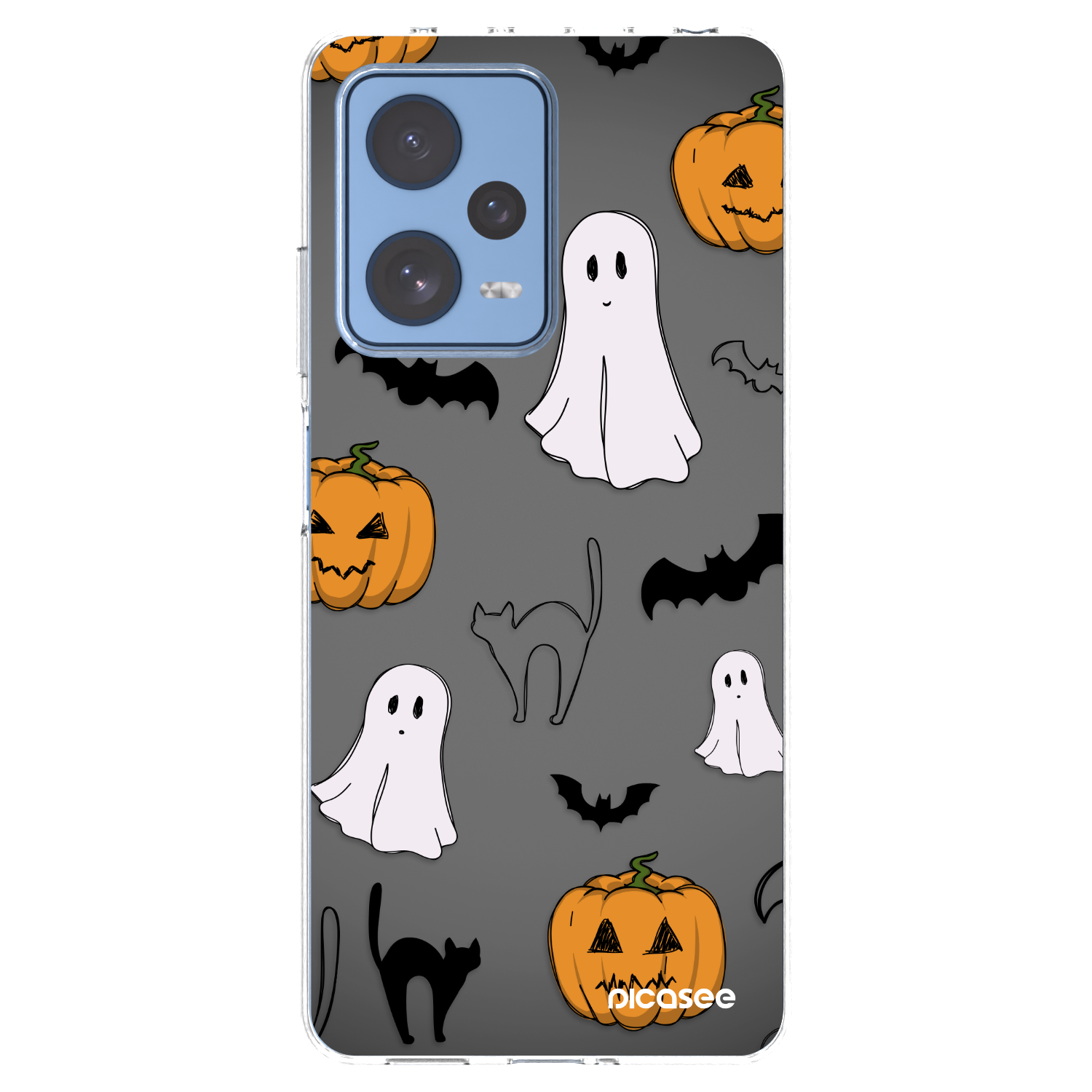 Picasee διαφανής θήκη σιλικόνης Xiaomi Redmi Note 12 Pro 5G - Spooky crew