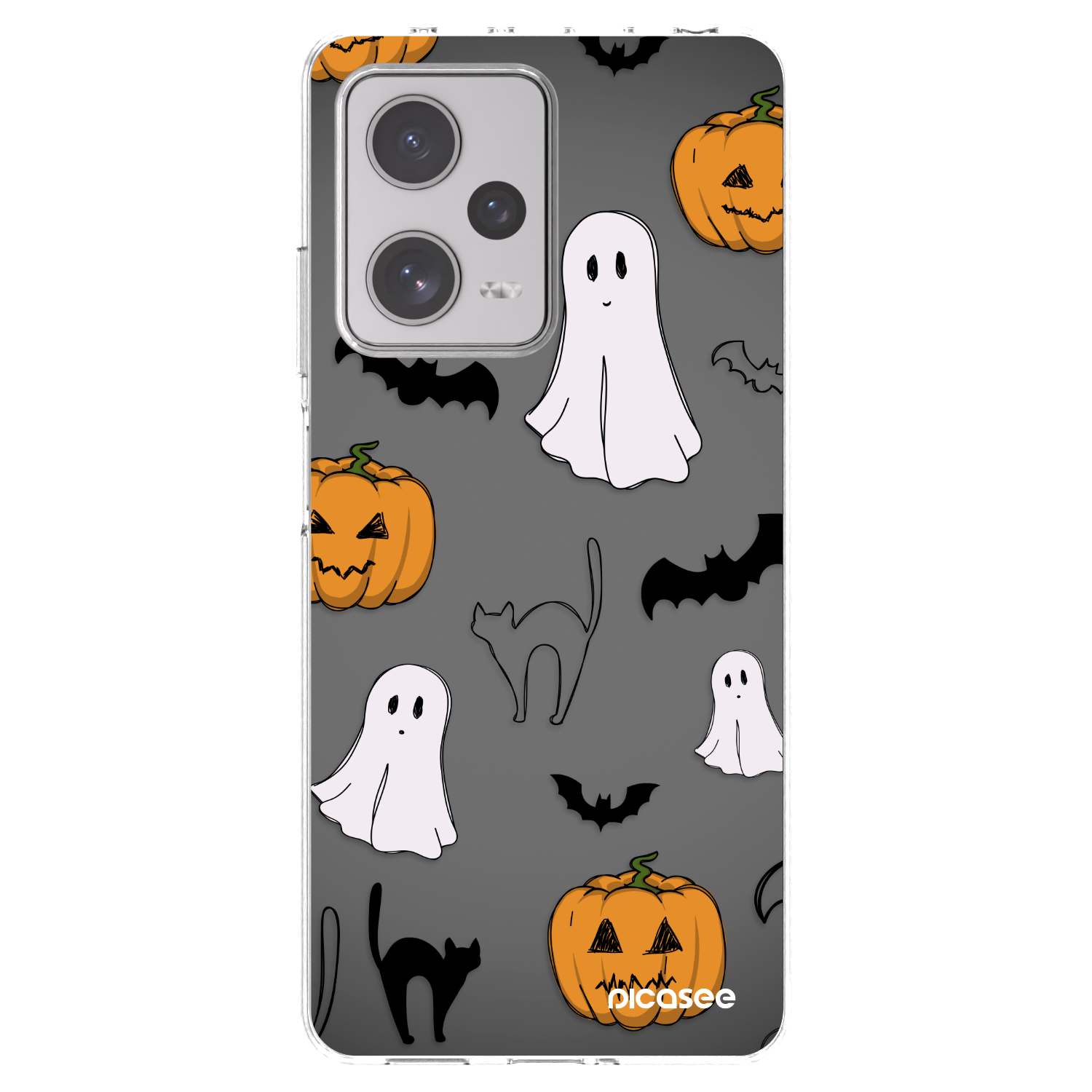Picasee διαφανής θήκη σιλικόνης Xiaomi Redmi Note 12 Pro+ 5G - Spooky crew