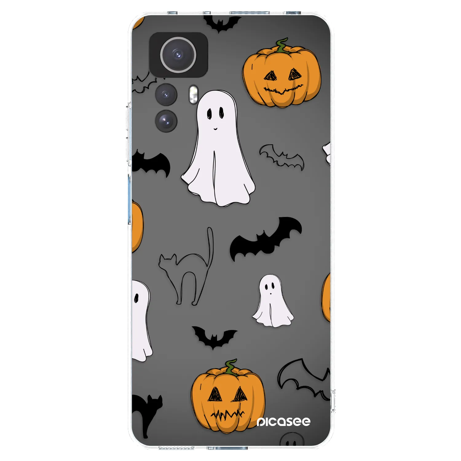 Picasee διαφανής θήκη σιλικόνης Xiaomi Redmi Note 12S - Spooky crew