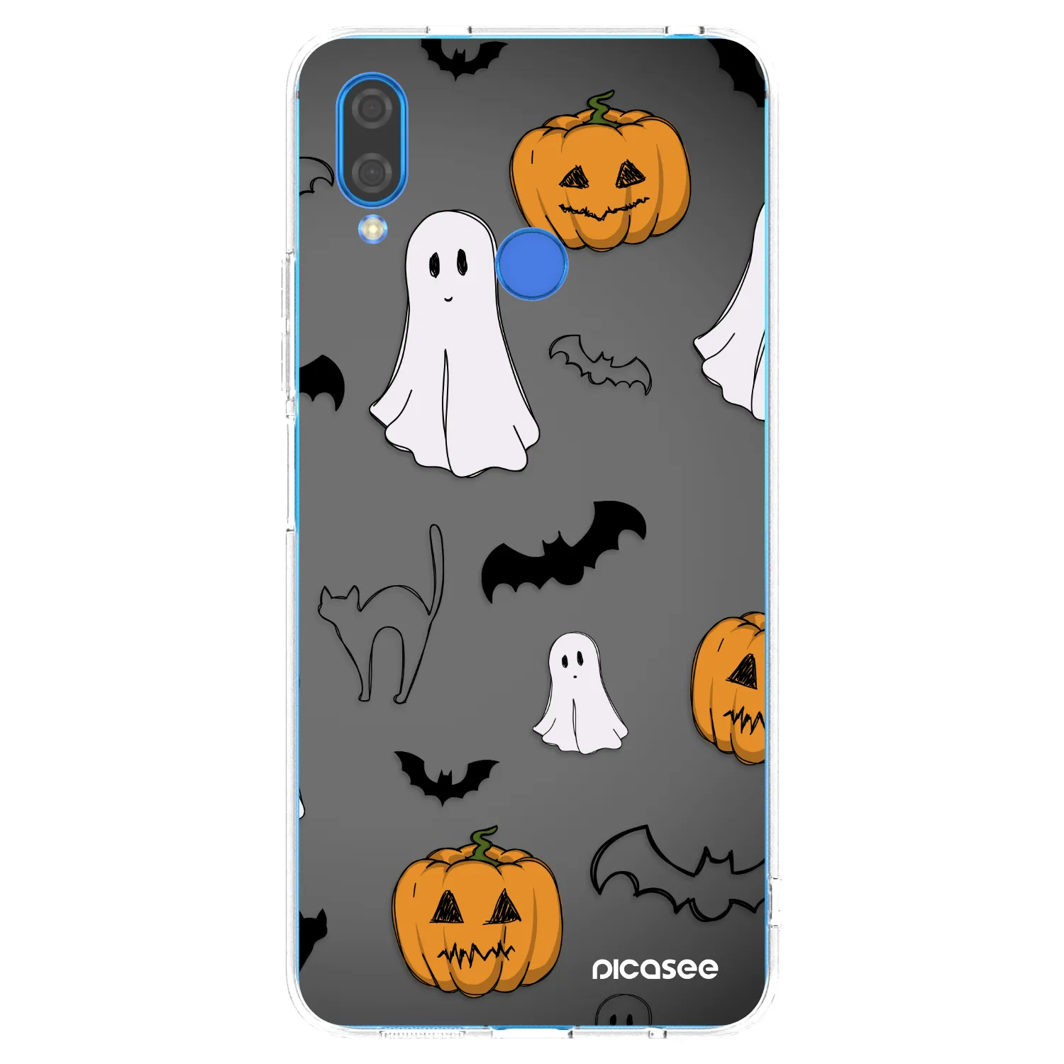 Picasee διαφανής θήκη σιλικόνης Huawei Nova 3 - Spooky crew
