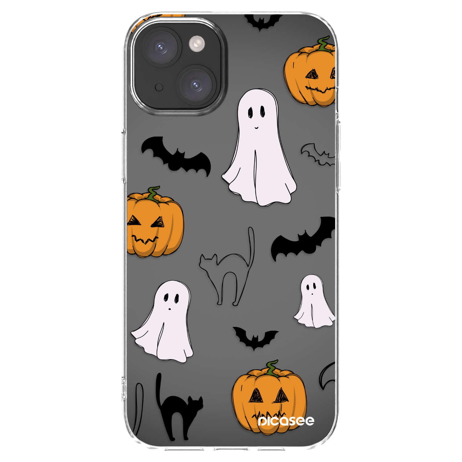 Picasee διαφανής θήκη σιλικόνης Apple iPhone 15 Plus - Spooky crew