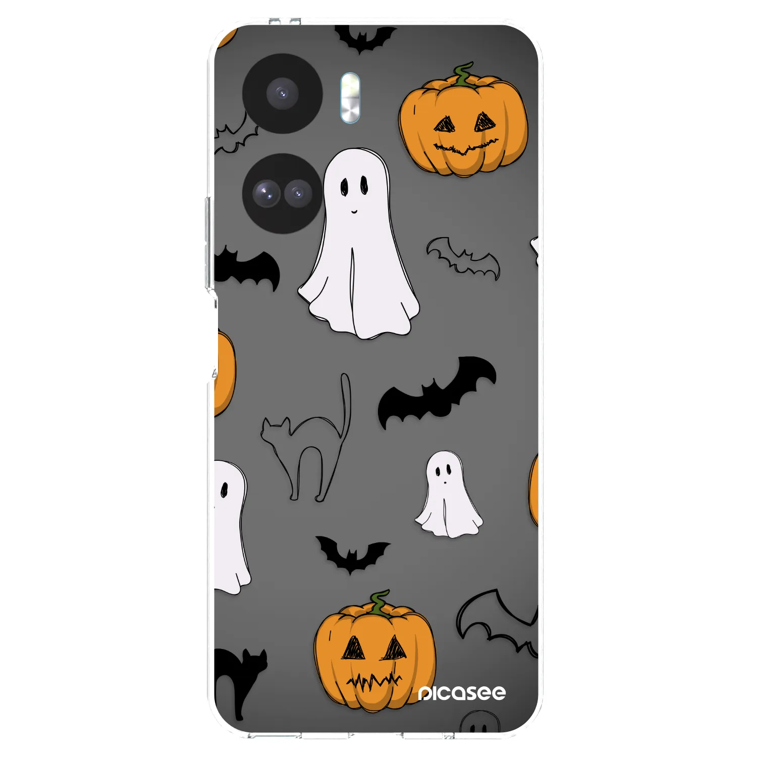 Picasee διαφανής θήκη σιλικόνης Honor 90 Lite 5G - Spooky crew