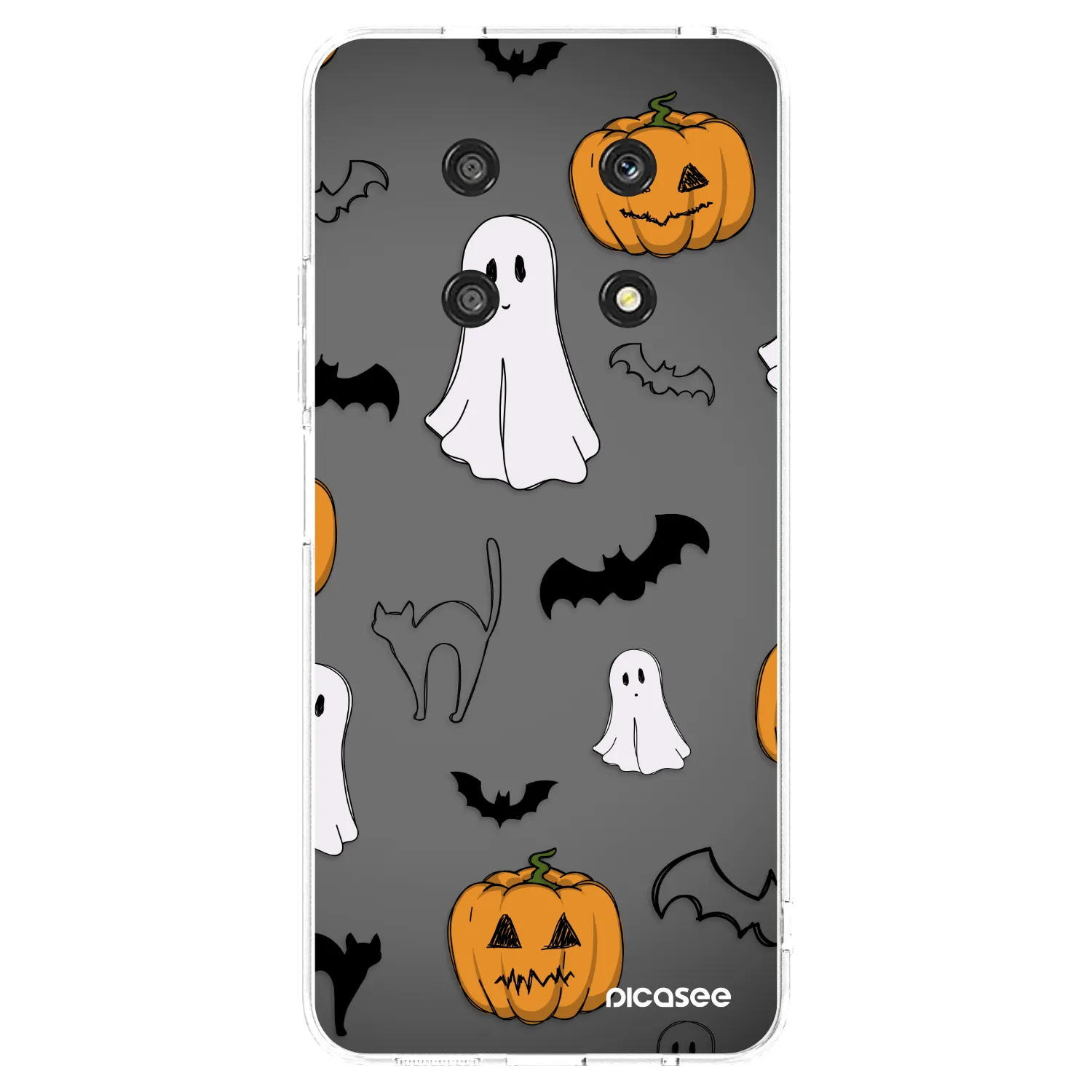 Picasee διαφανής θήκη σιλικόνης Honor Magic4 Lite 5G - Spooky crew