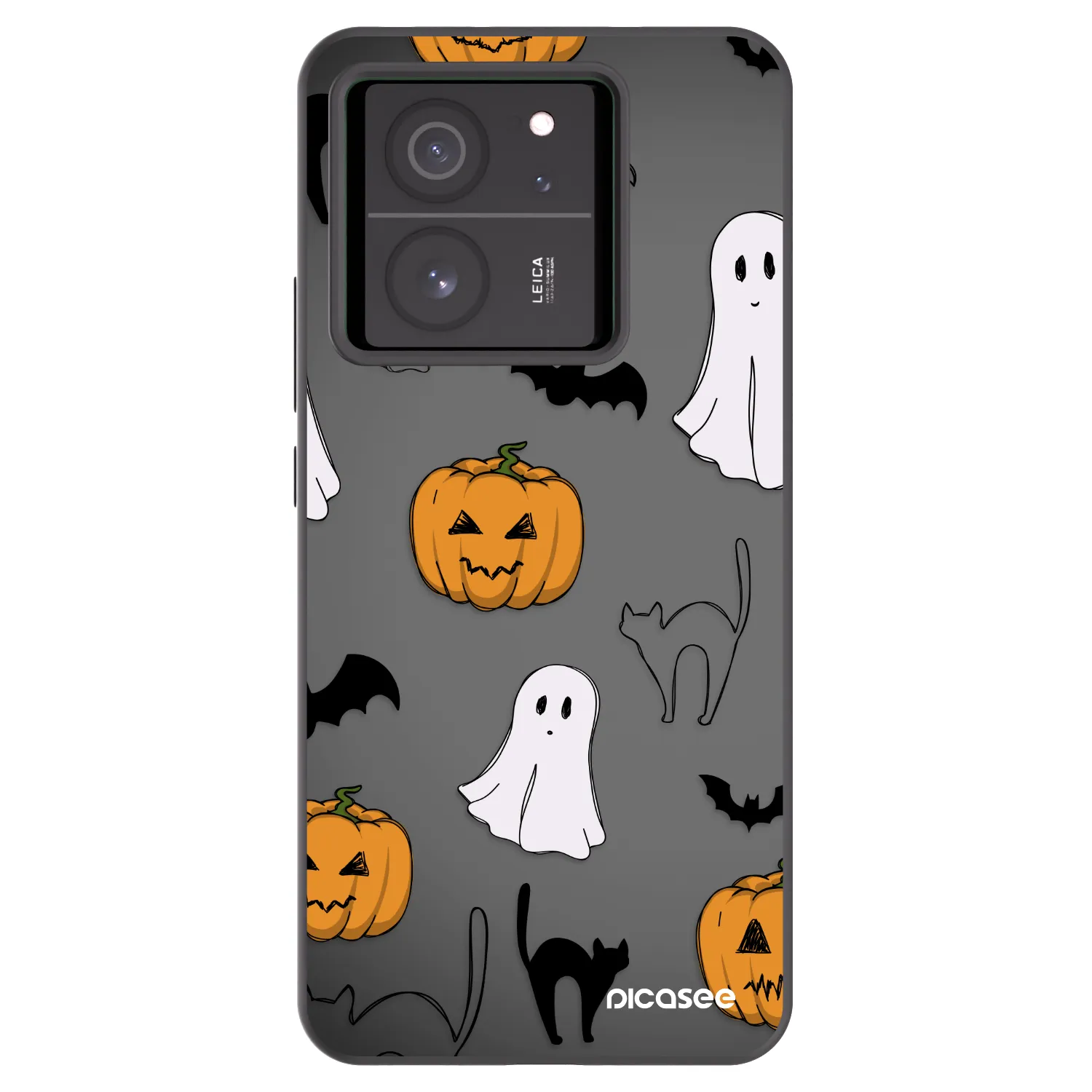 Picasee Μαύρη θήκη σιλικόνης για Xiaomi 13T - Spooky crew