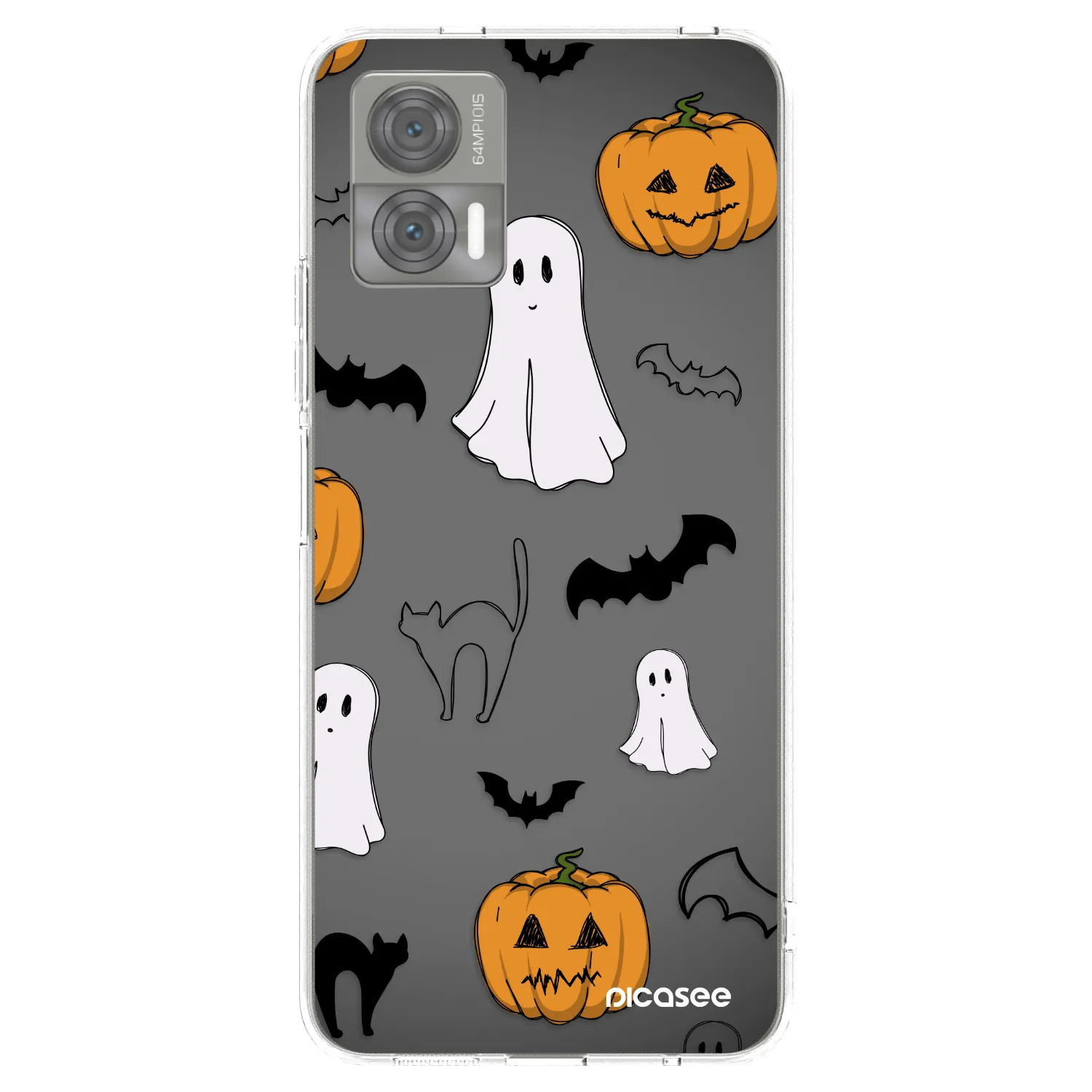 Picasee διαφανής θήκη σιλικόνης Motorola Edge 30 Neo - Spooky crew