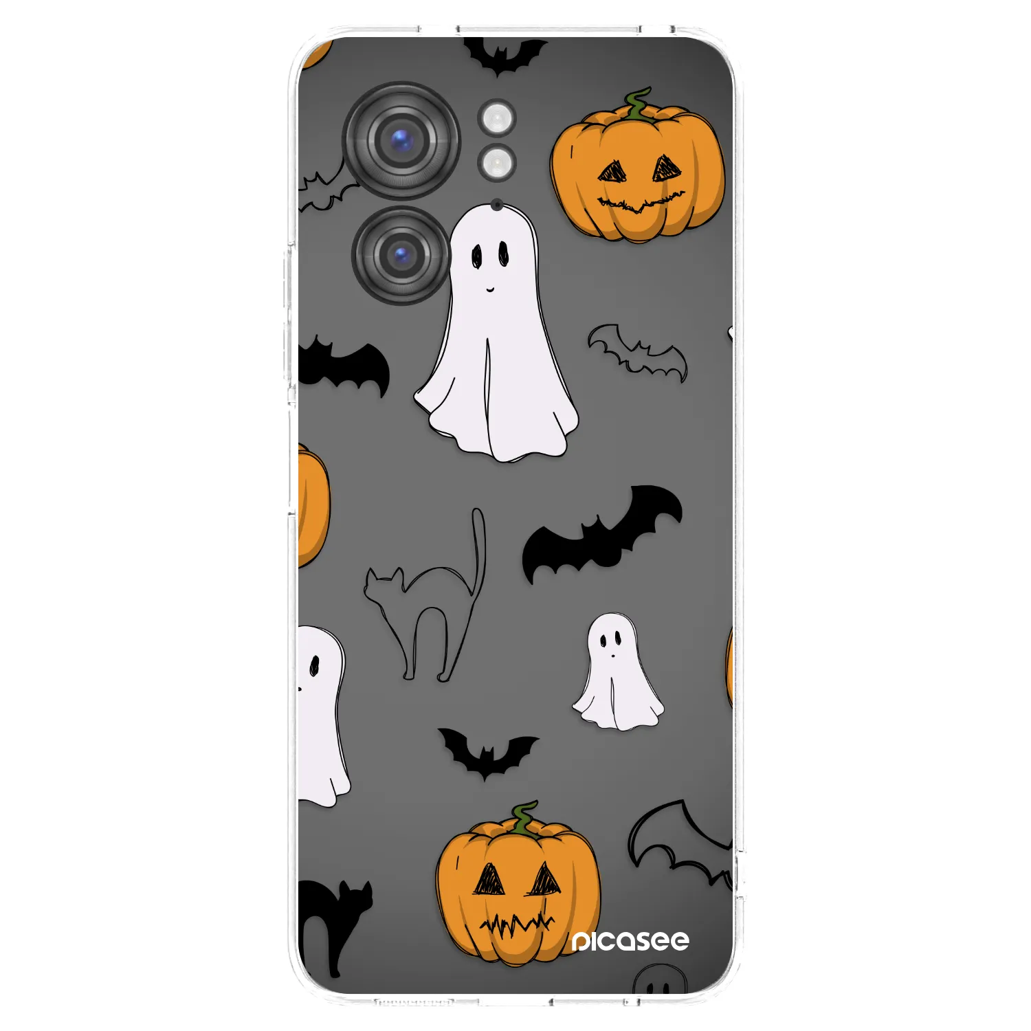 Picasee διαφανής θήκη σιλικόνης Motorola Edge 40 - Spooky crew