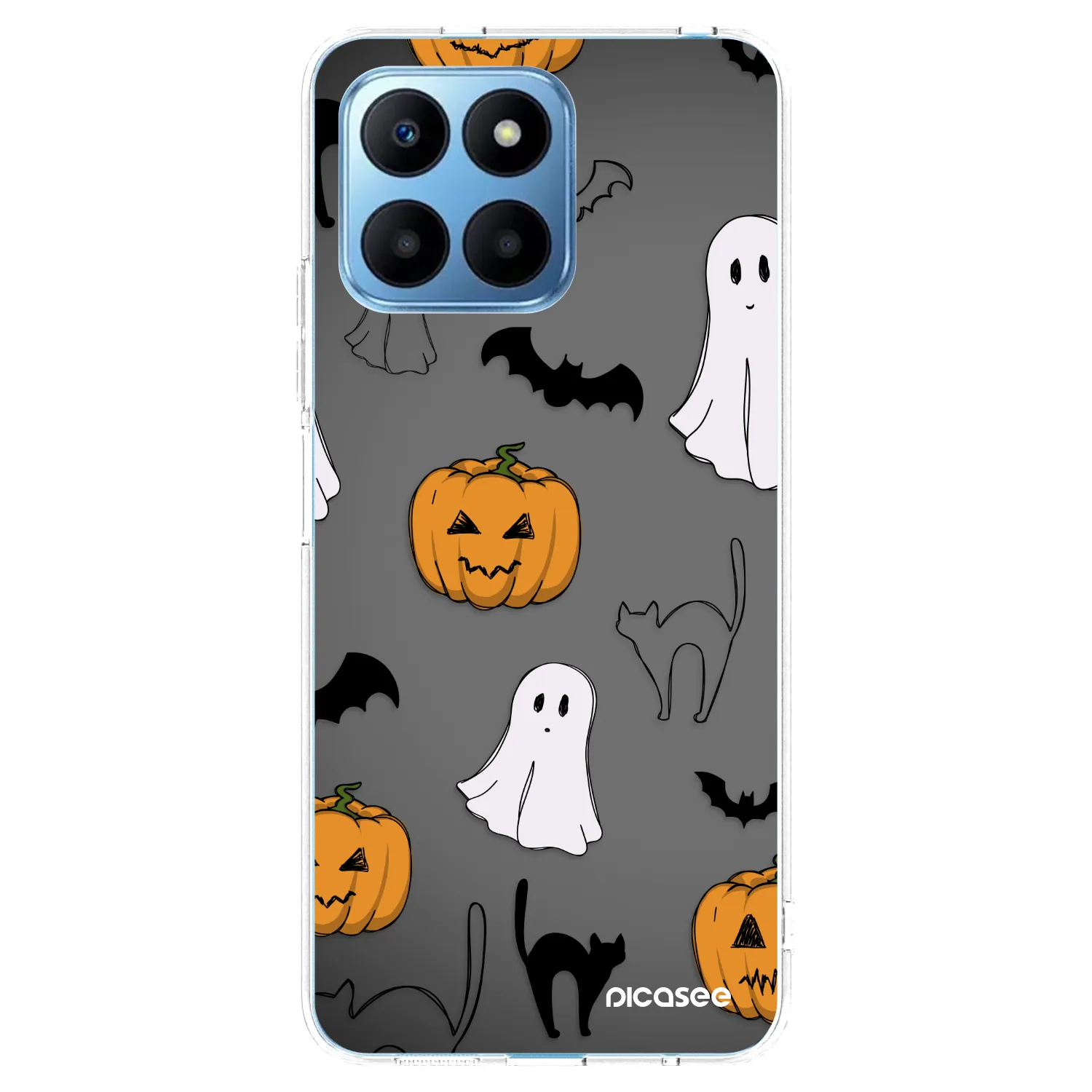 Picasee διαφανής θήκη σιλικόνης Honor 70 Lite - Spooky crew