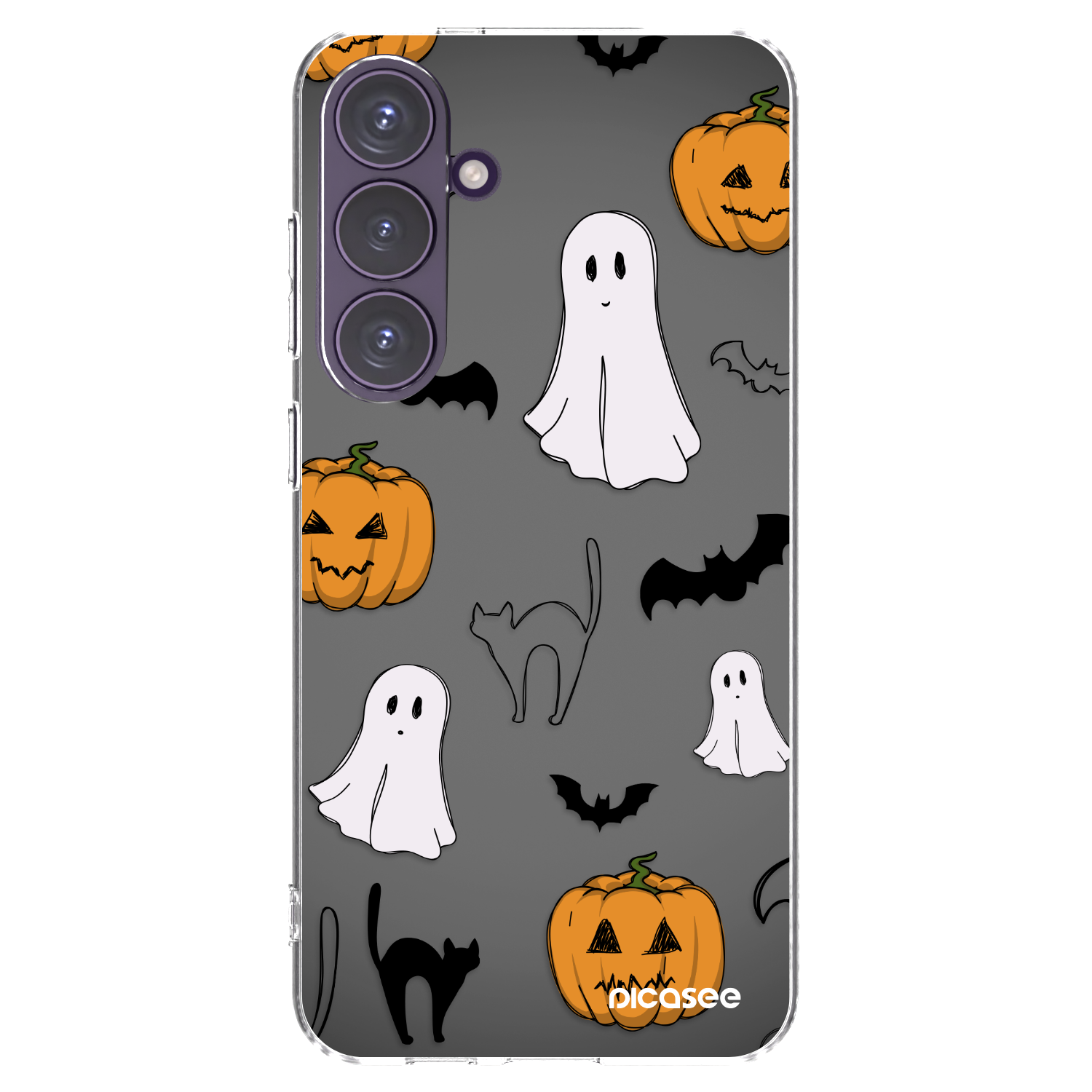 Picasee διαφανής θήκη σιλικόνης Samsung Galaxy S24+ S926B 5G - Spooky crew