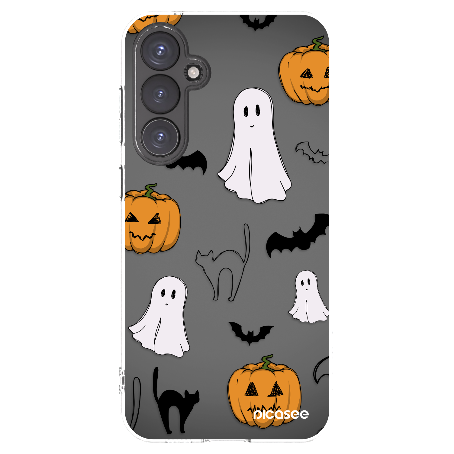 Picasee διαφανής θήκη σιλικόνης Samsung Galaxy S23 FE S711B - Spooky crew