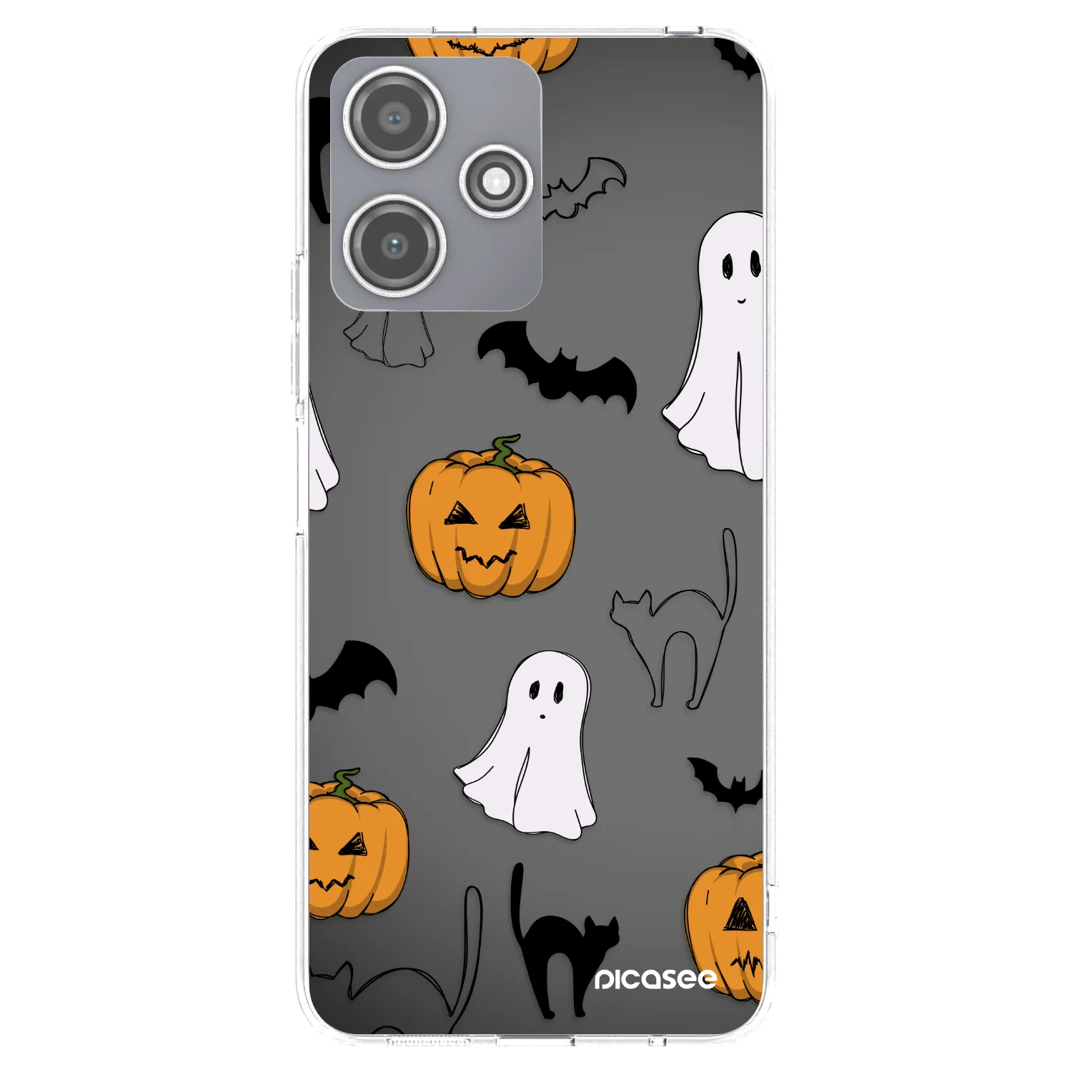Picasee διαφανής θήκη σιλικόνης Xiaomi Redmi 12 5G - Spooky crew