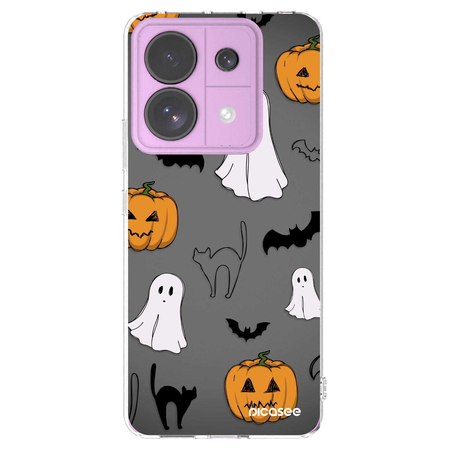 Picasee διαφανής θήκη σιλικόνης Xiaomi Redmi Note 13 Pro 5G - Spooky crew