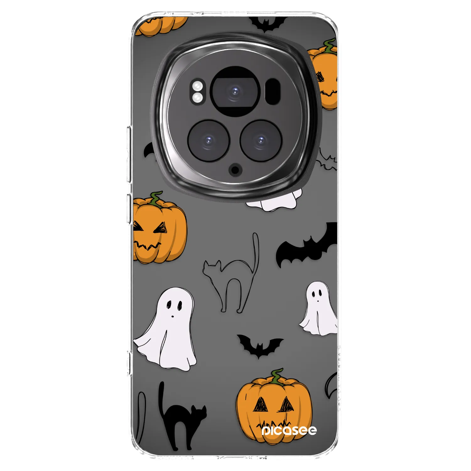 Picasee διαφανής θήκη σιλικόνης Honor Magic6 Pro - Spooky crew
