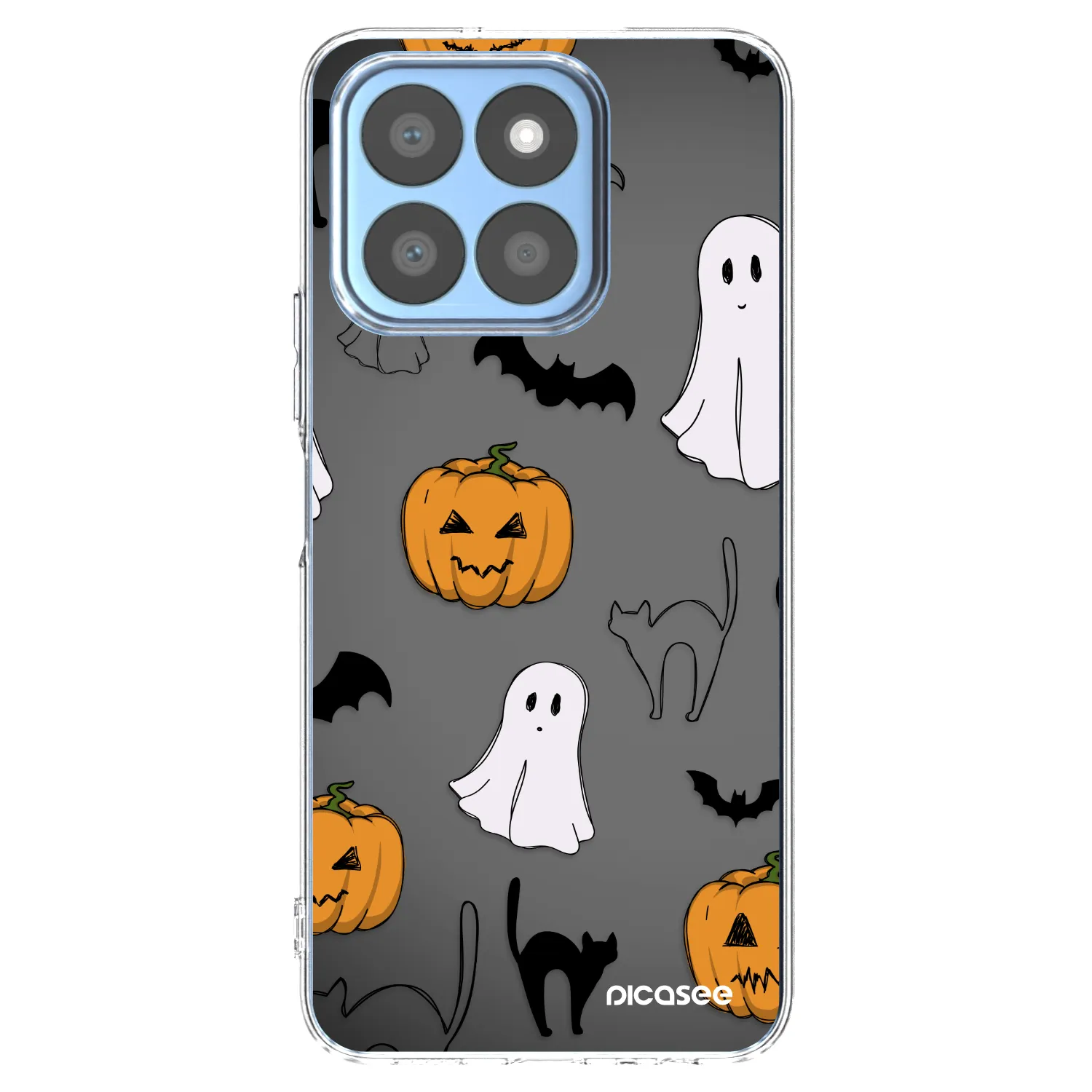 Picasee διαφανής θήκη σιλικόνης Honor X8b - Spooky crew