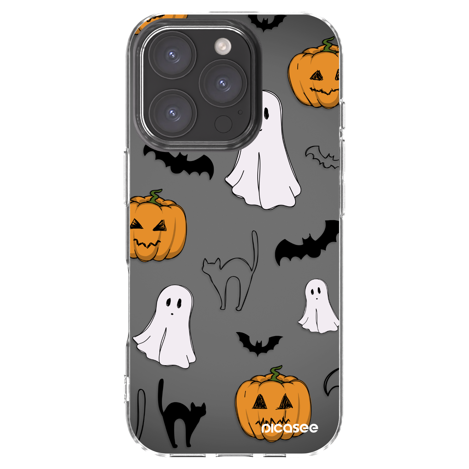 Picasee διαφανής θήκη σιλικόνης Apple iPhone 16 Pro - Spooky crew