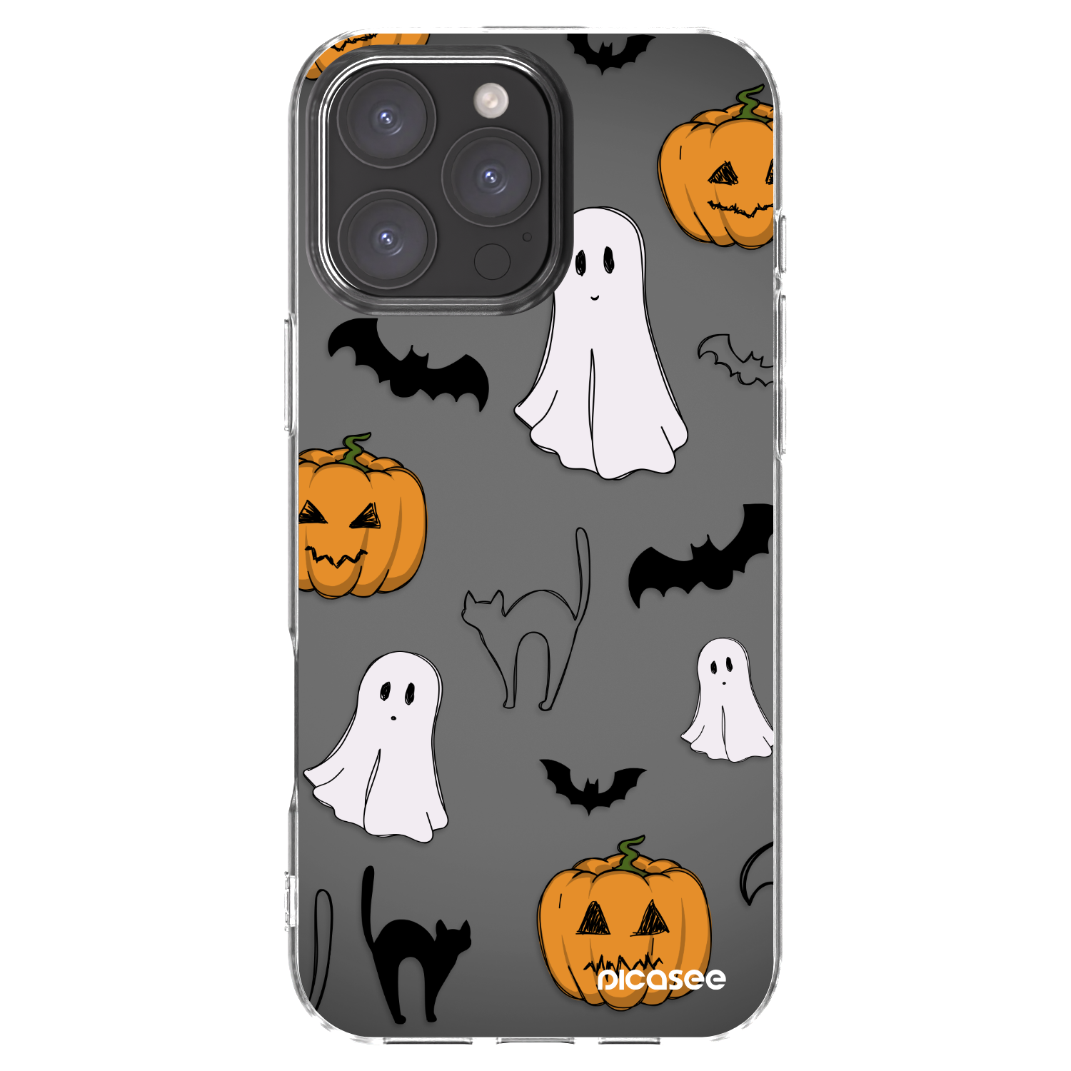 Picasee διαφανής θήκη σιλικόνης Apple iPhone 16 Pro Max - Spooky crew