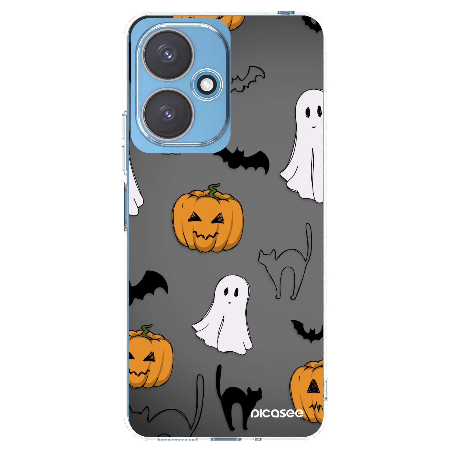 Picasee διαφανής θήκη σιλικόνης Xiaomi Redmi 13C 5G - Spooky crew