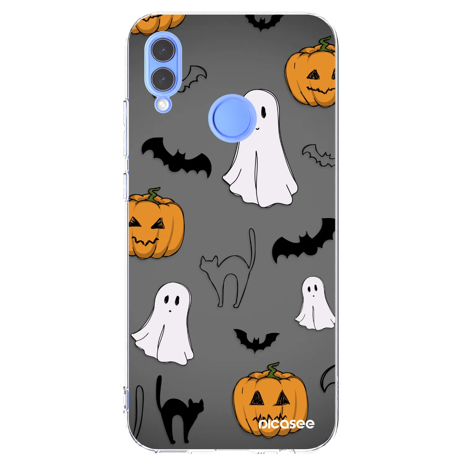 Picasee διαφανής θήκη σιλικόνης Huawei P Smart 2019 - Spooky crew
