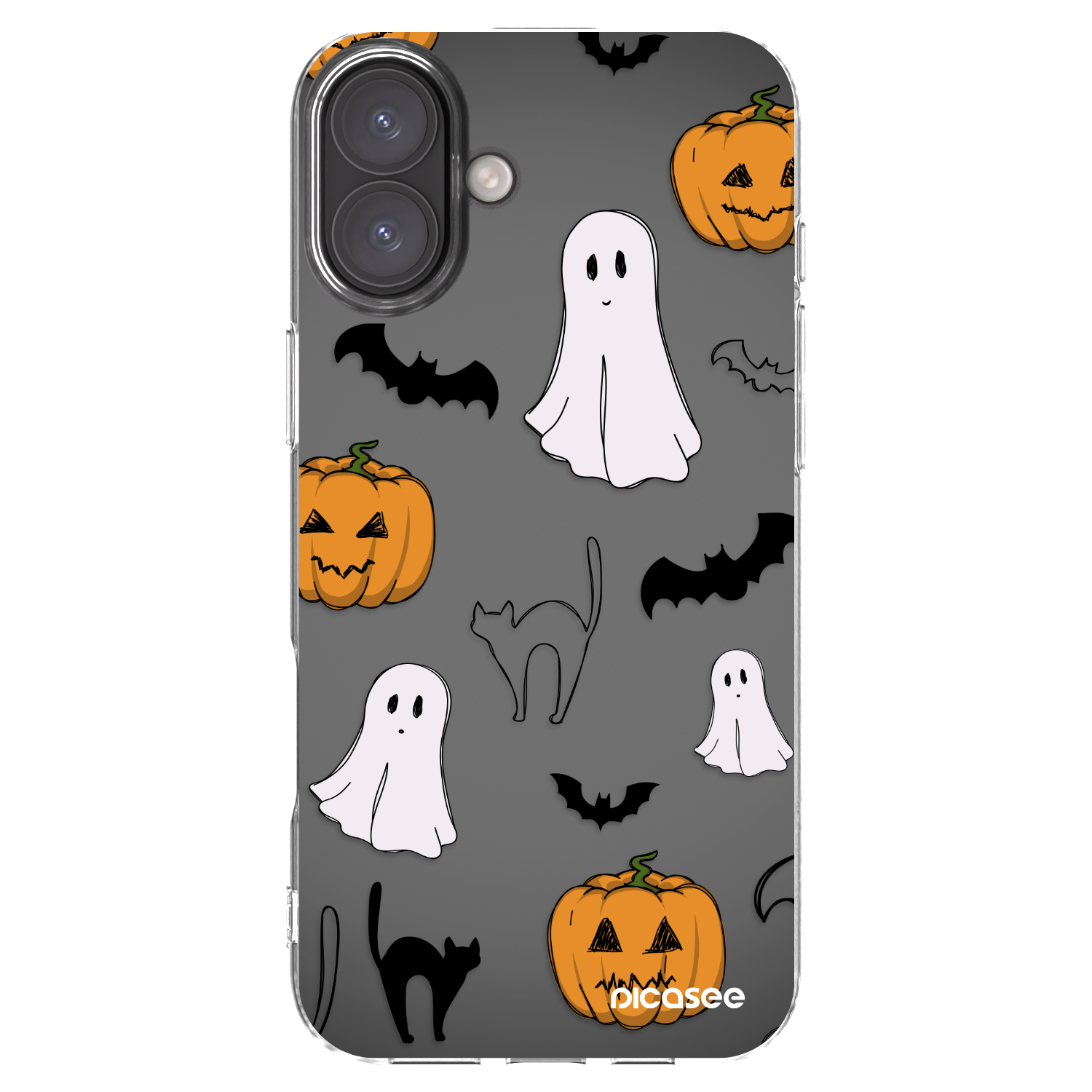 Picasee διαφανής θήκη σιλικόνης Apple iPhone 16 Plus - Spooky crew