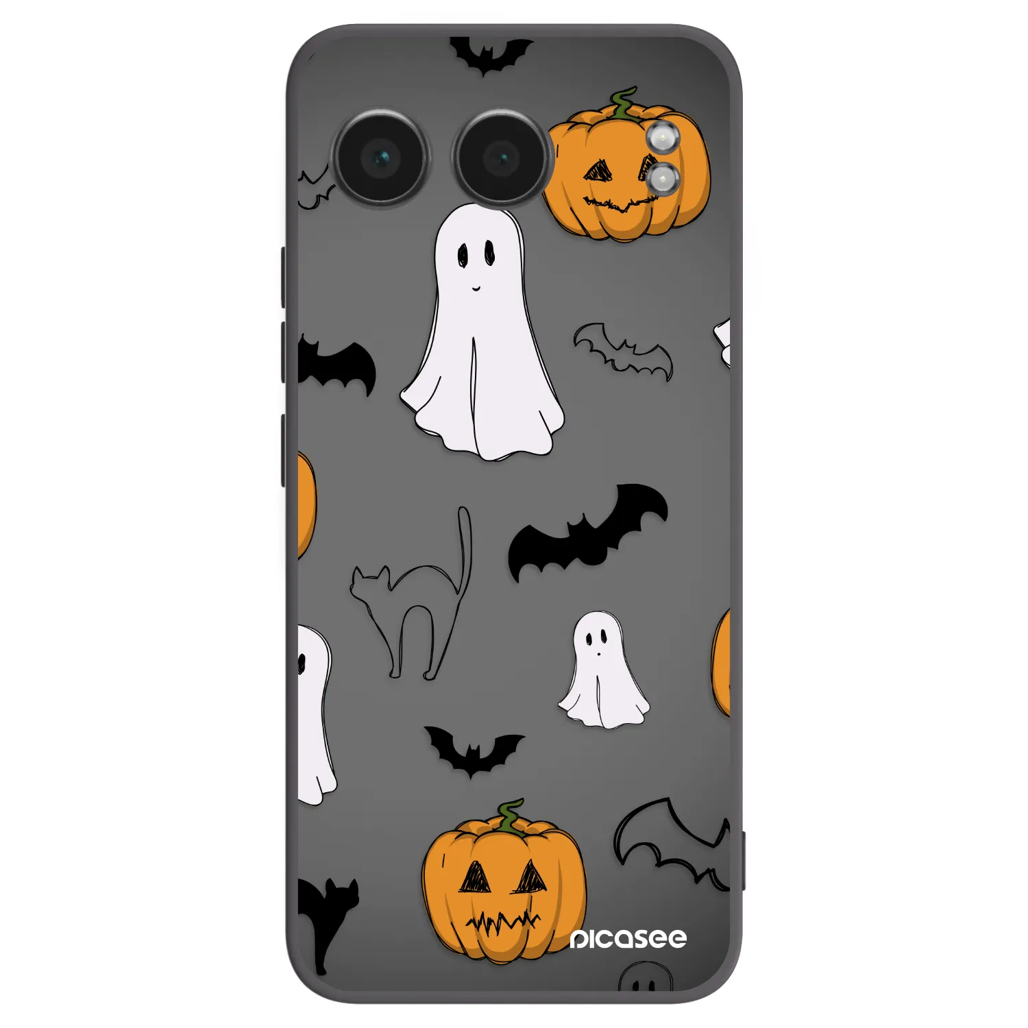 Picasee Μαύρη θήκη σιλικόνης για OnePlus Nord 4 - Spooky crew