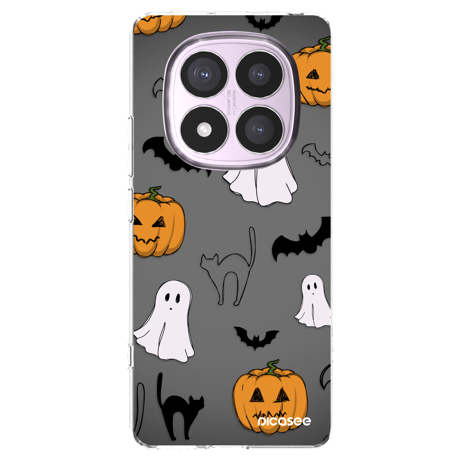 Picasee διαφανής θήκη σιλικόνης Xiaomi Redmi Note 14 Pro 5G - Spooky crew