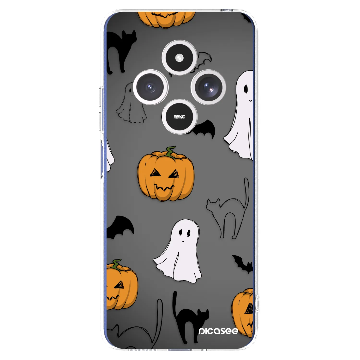 Picasee διαφανής θήκη σιλικόνης Xiaomi Redmi 14C - Spooky crew