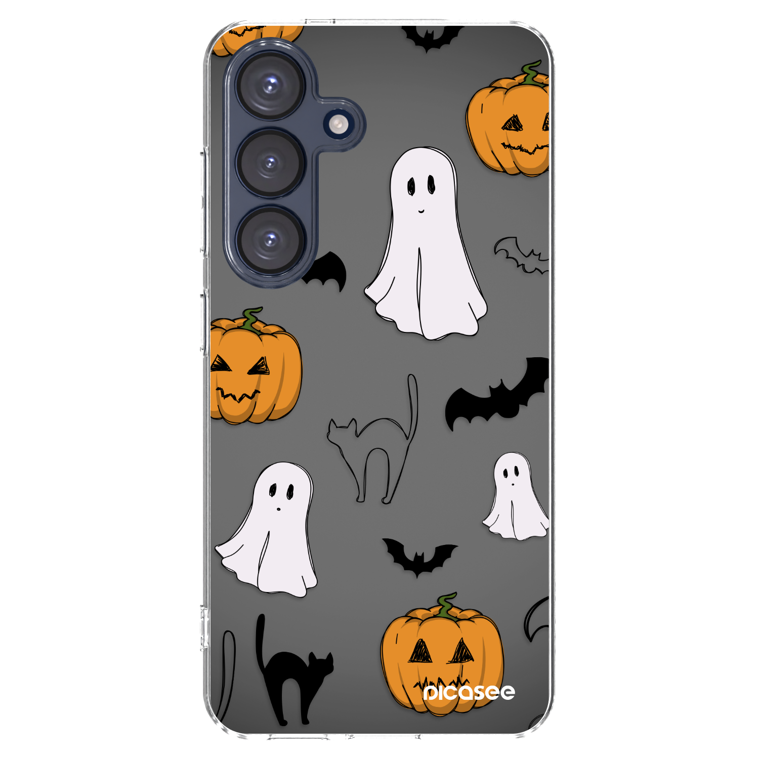 Picasee διαφανής θήκη σιλικόνης Samsung Galaxy S25 5G - Spooky crew