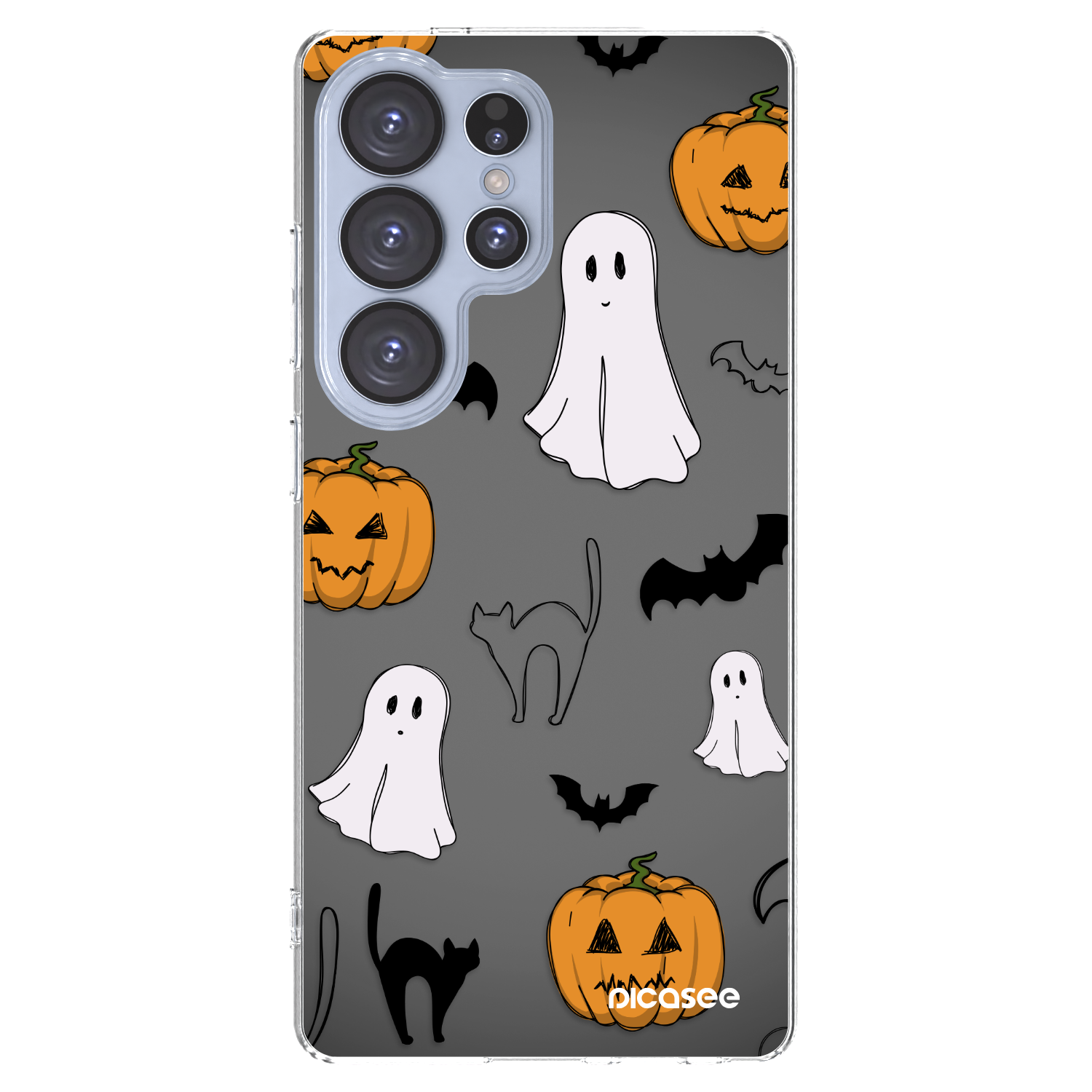 Picasee διαφανής θήκη σιλικόνης Samsung Galaxy S25 Ultra 5G - Spooky crew