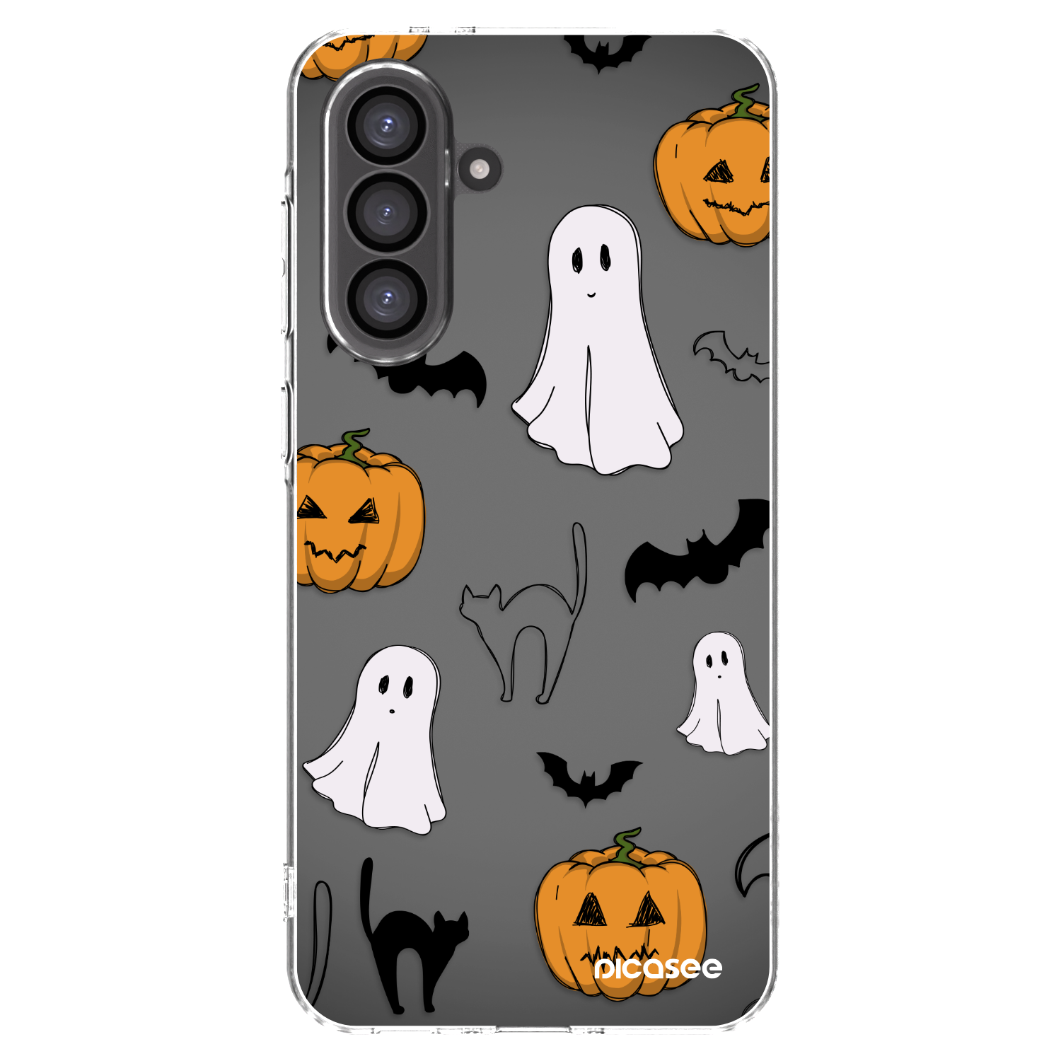 Picasee διαφανής θήκη σιλικόνης Samsung Galaxy A36 5G - Spooky crew