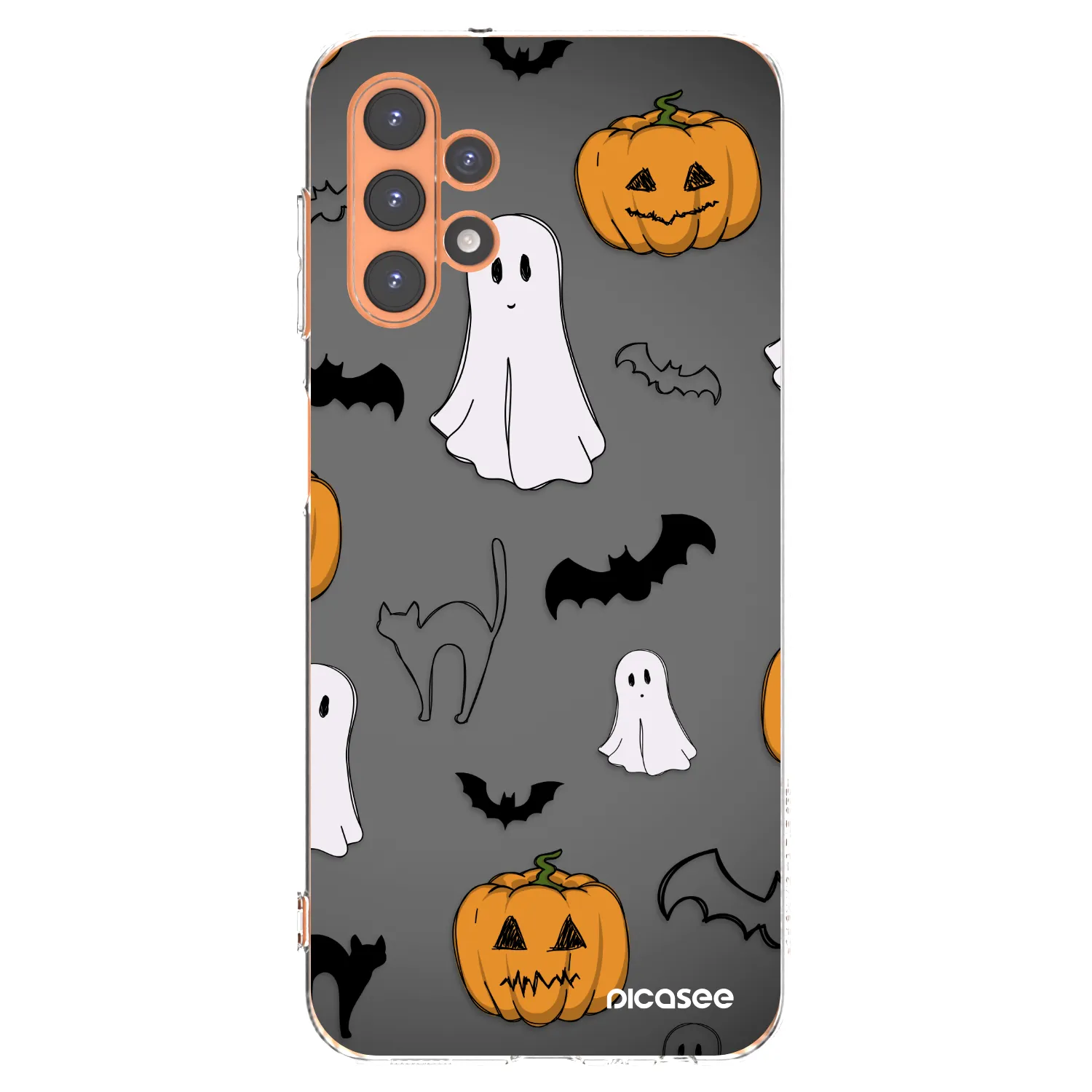 Picasee διαφανής θήκη σιλικόνης Samsung Galaxy A13 5G - Spooky crew