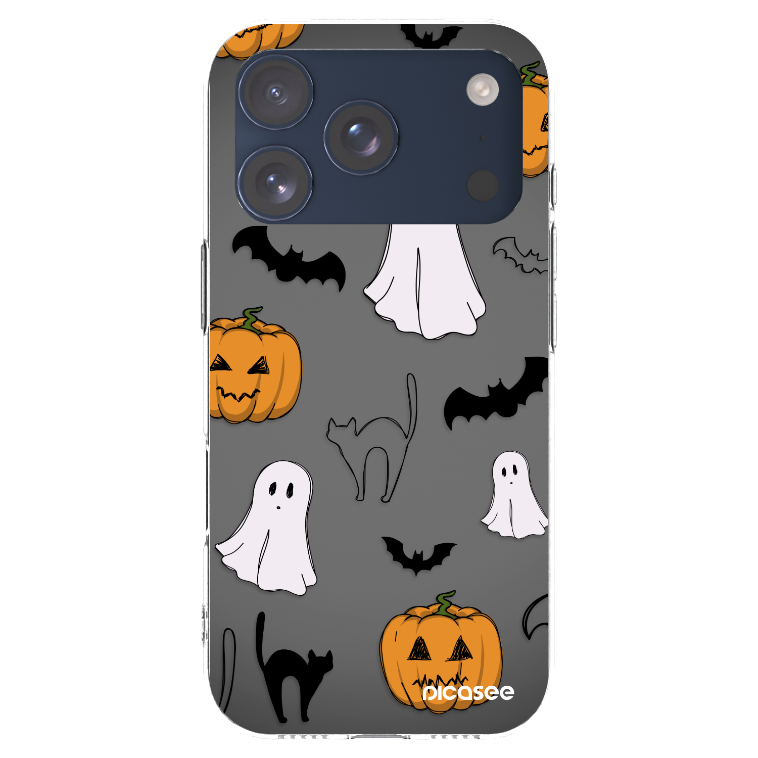 Picasee διαφανής θήκη σιλικόνης Apple iPhone 17 Pro - Spooky crew