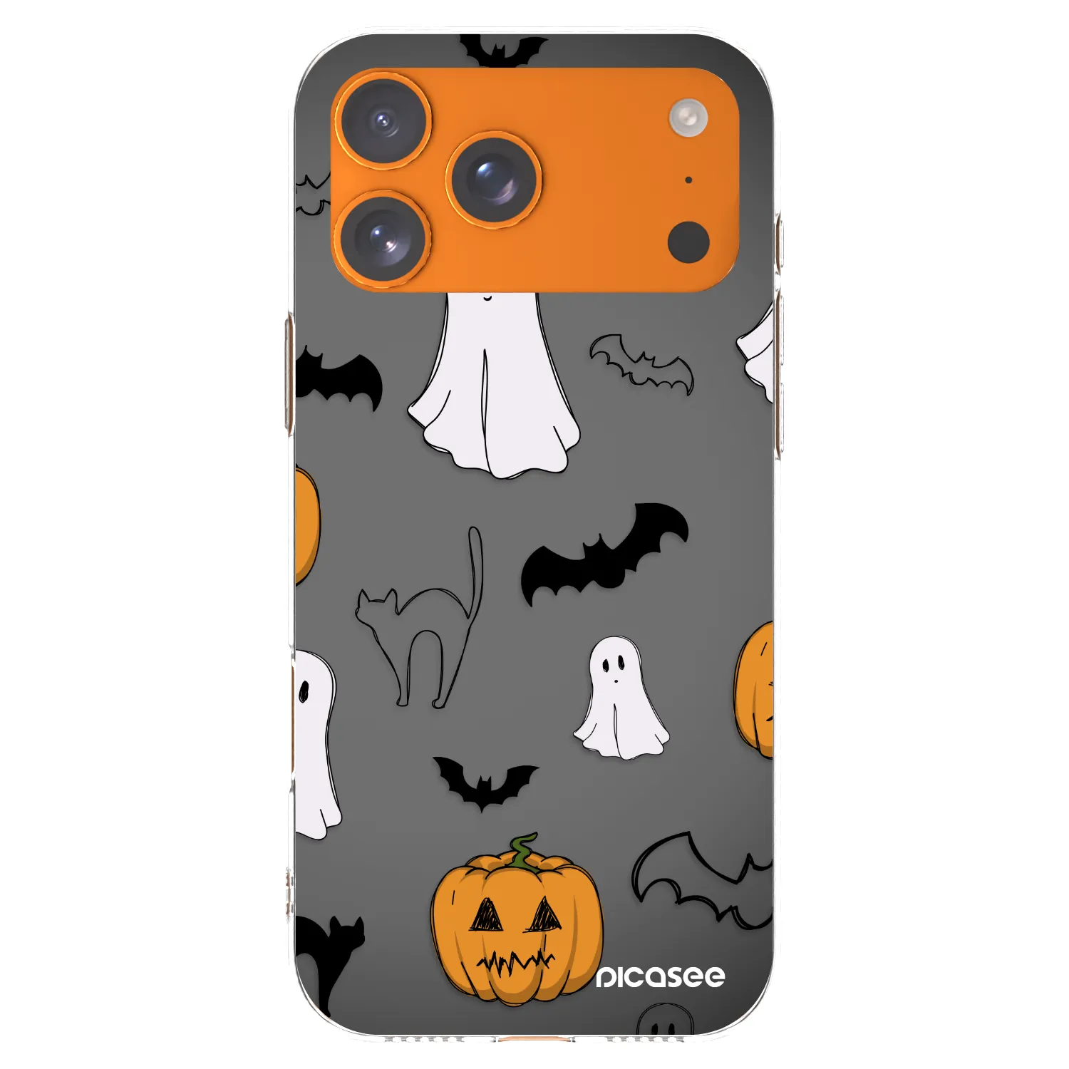 Picasee διαφανής θήκη σιλικόνης Apple iPhone 17 Pro Max - Spooky crew