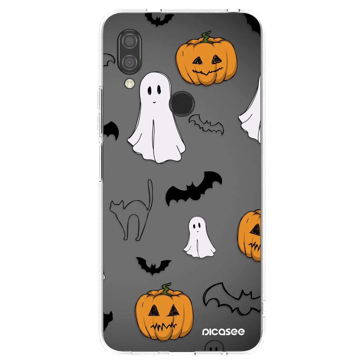 Picasee διαφανής θήκη σιλικόνης Xiaomi Redmi 7 - Spooky crew