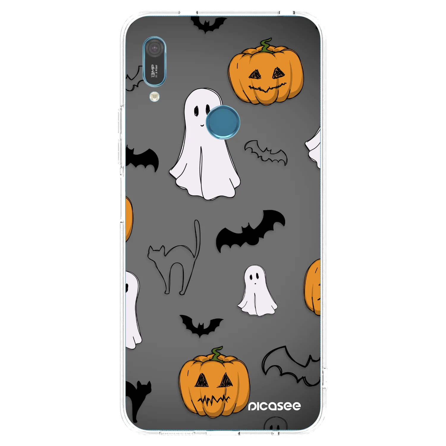 Picasee διαφανής θήκη σιλικόνης Huawei Y6 2019 - Spooky crew