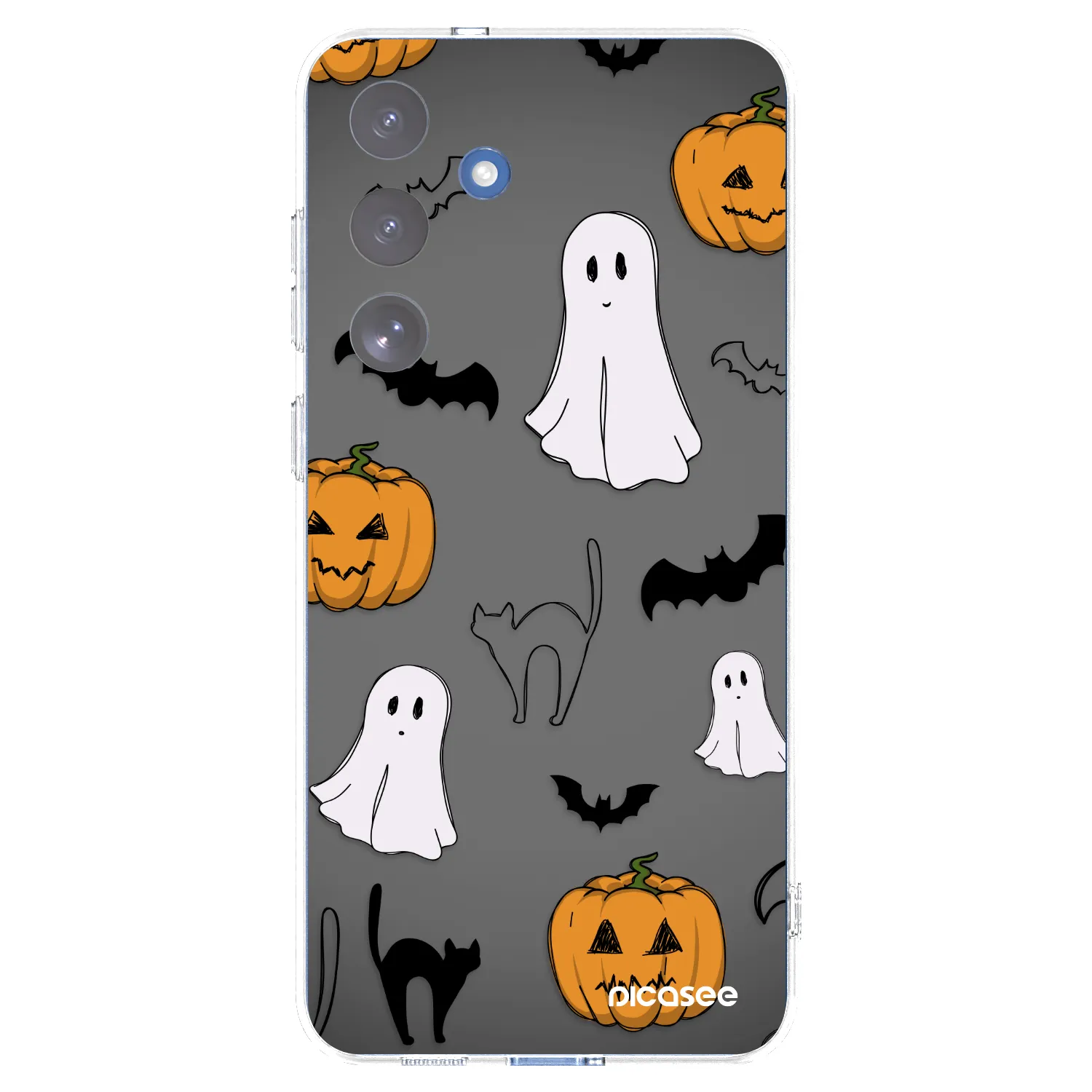 Picasee διαφανής θήκη σιλικόνης Samsung Galaxy S25 FE 5G - Spooky crew