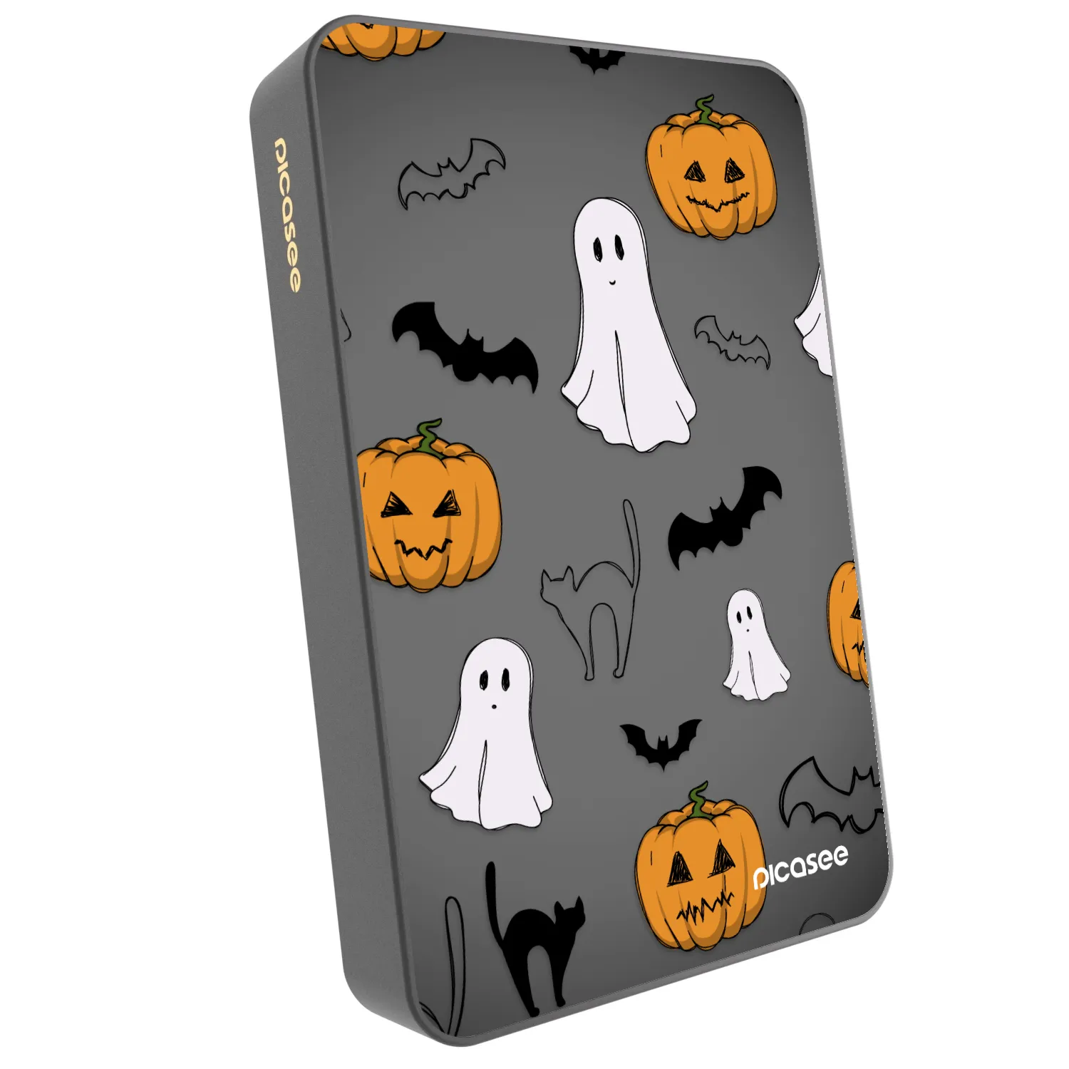 Picasee Powerbank με MagSafe 10 000 mAh Γκρί - Spooky crew