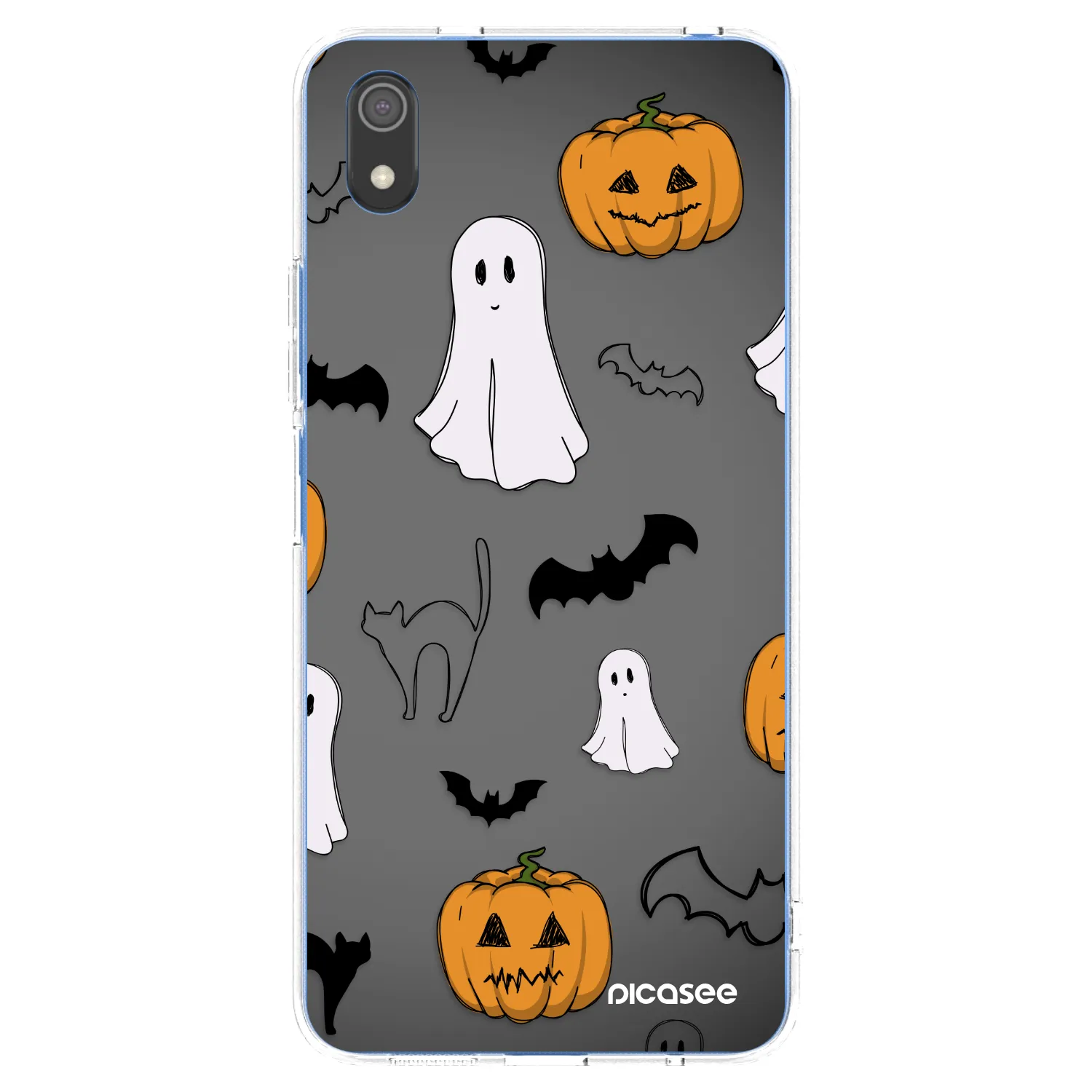 Picasee διαφανής θήκη σιλικόνης Xiaomi Redmi 7A - Spooky crew