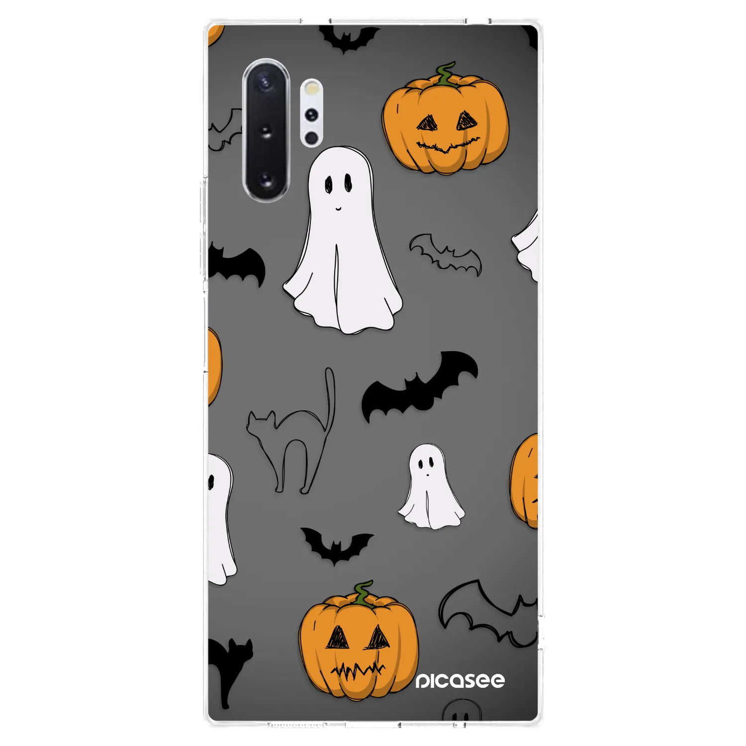 Picasee διαφανής θήκη σιλικόνης Samsung Galaxy Note 10+ N975F - Spooky crew