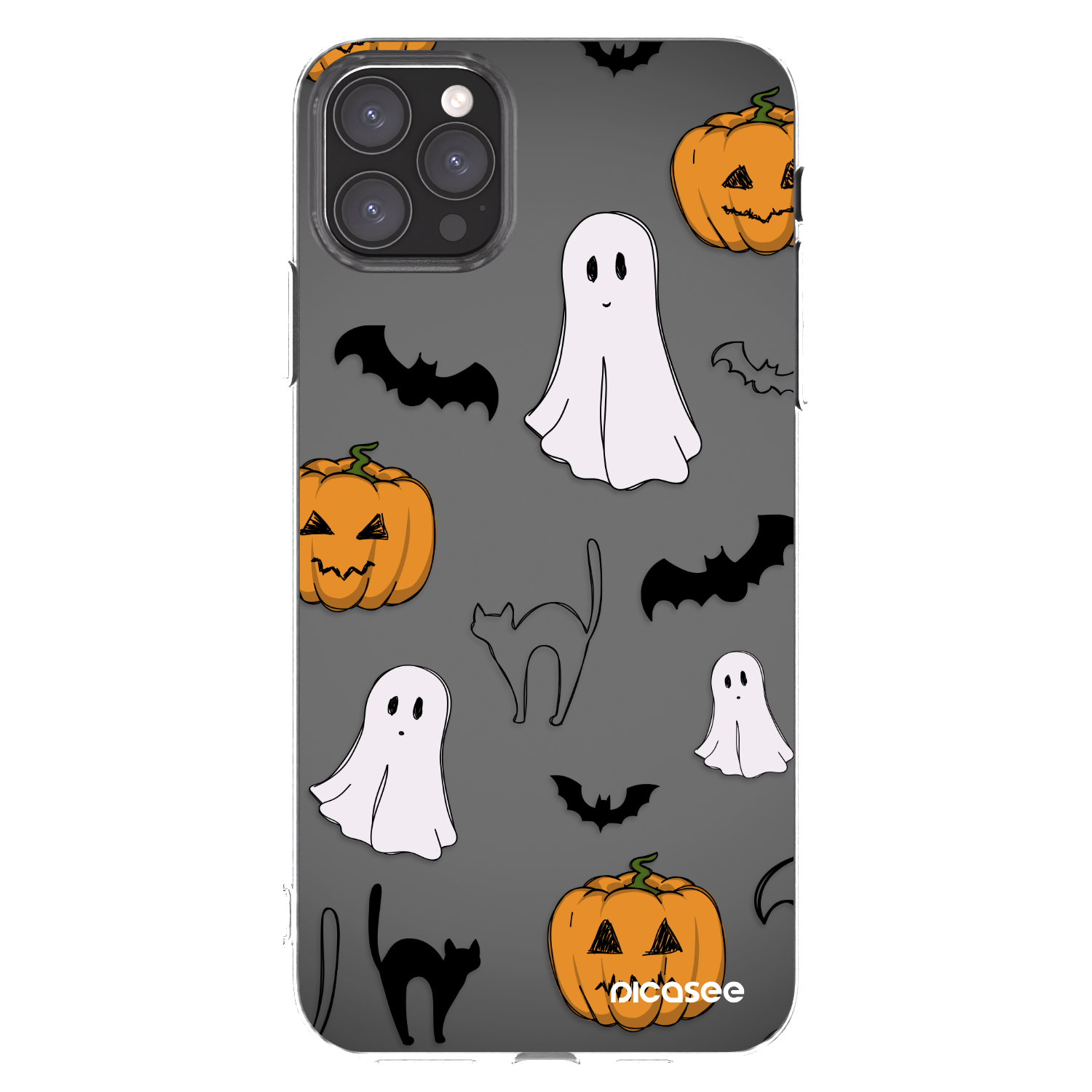 Picasee διαφανής θήκη σιλικόνης Apple iPhone 11 Pro Max - Spooky crew