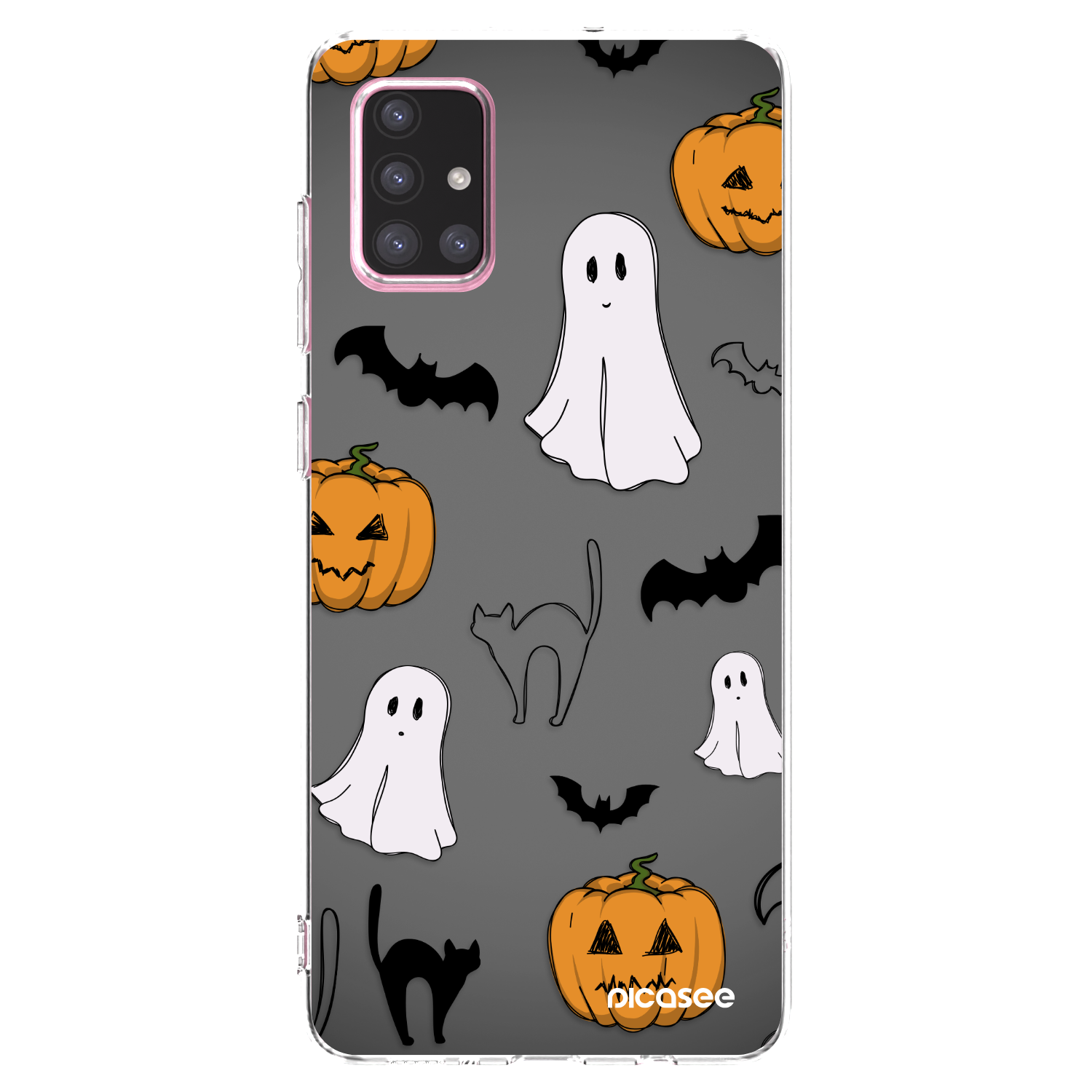 Picasee διαφανής θήκη σιλικόνης Samsung Galaxy A71 A715F - Spooky crew